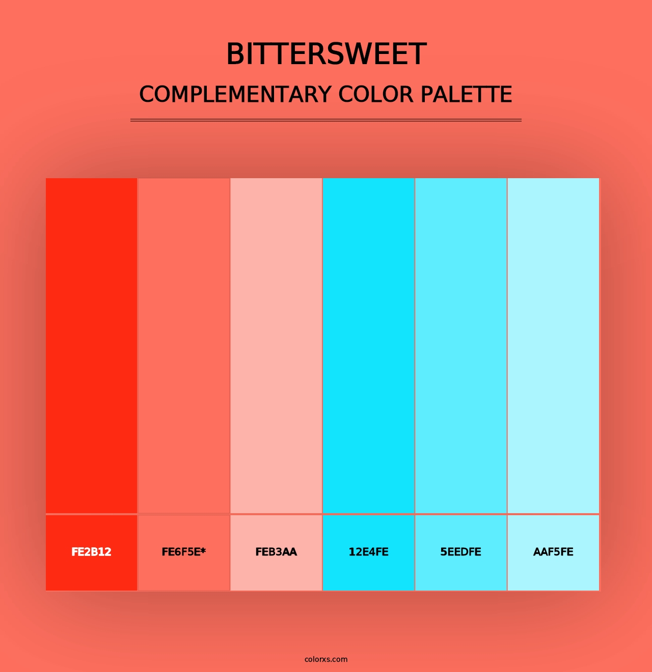 Bittersweet - Complementary Color Palette