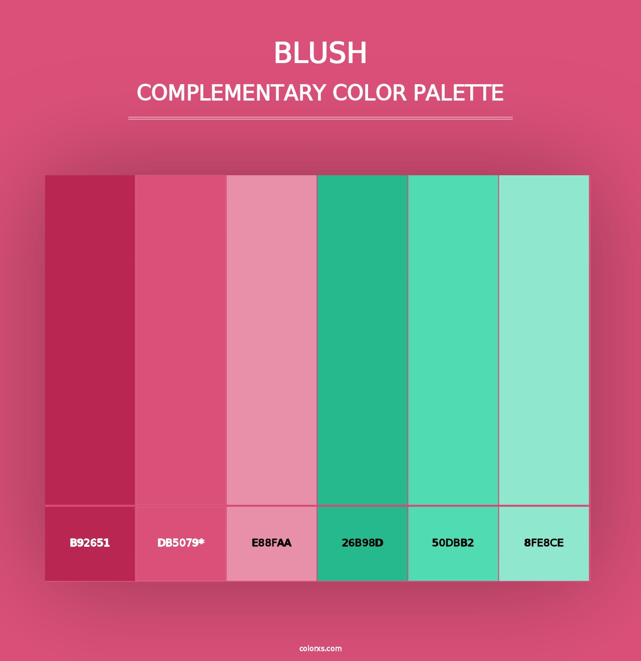 Blush - Complementary Color Palette