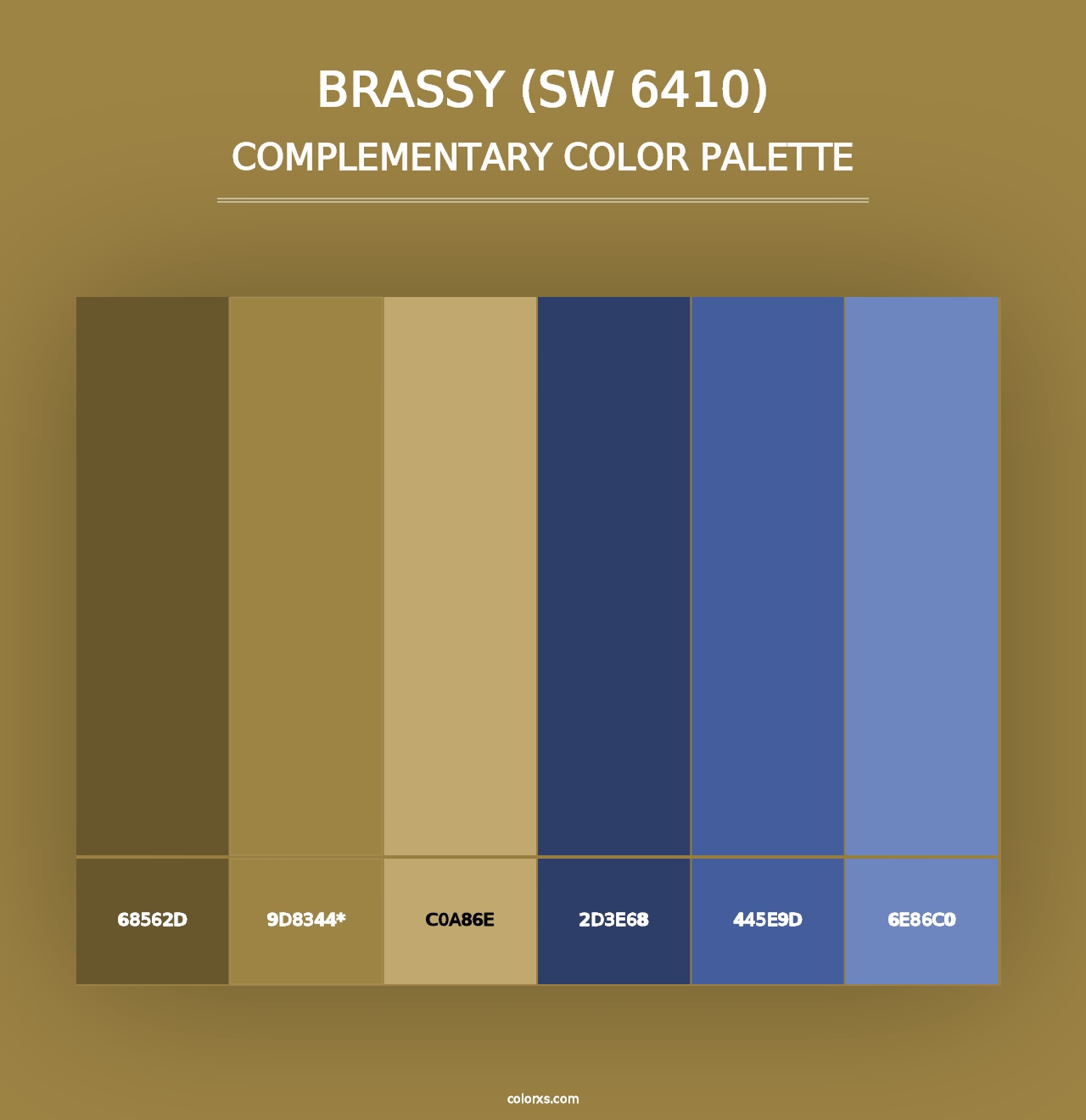 Brassy (SW 6410) - Complementary Color Palette