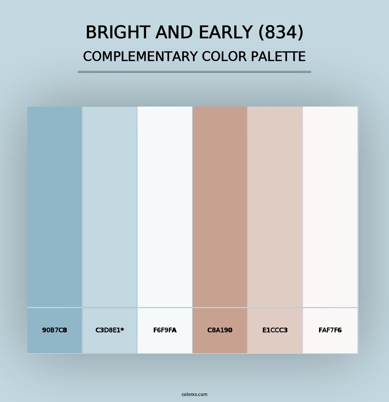 Bright and Early (834) - Complementary Color Palette