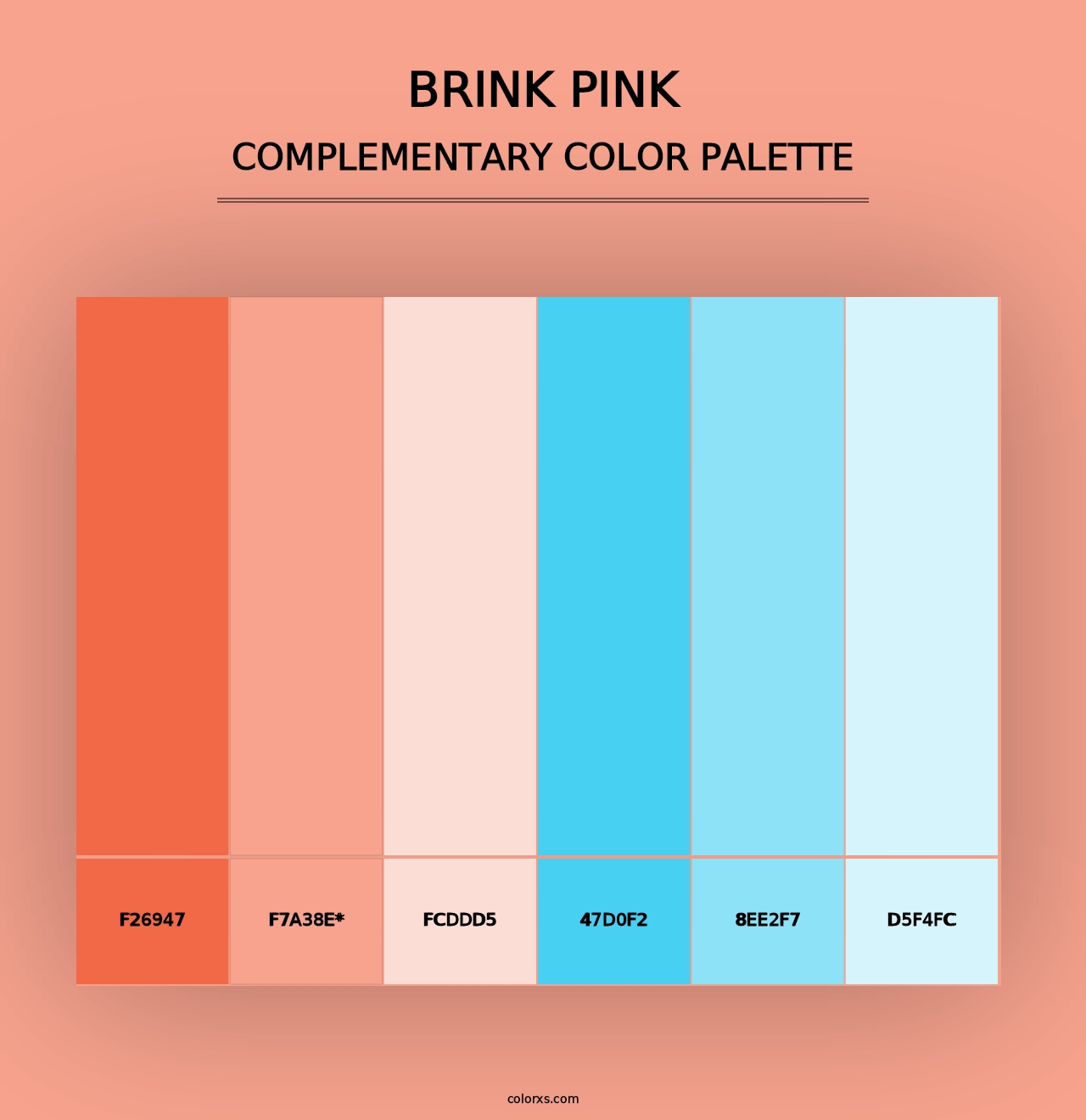 Brink Pink - Complementary Color Palette