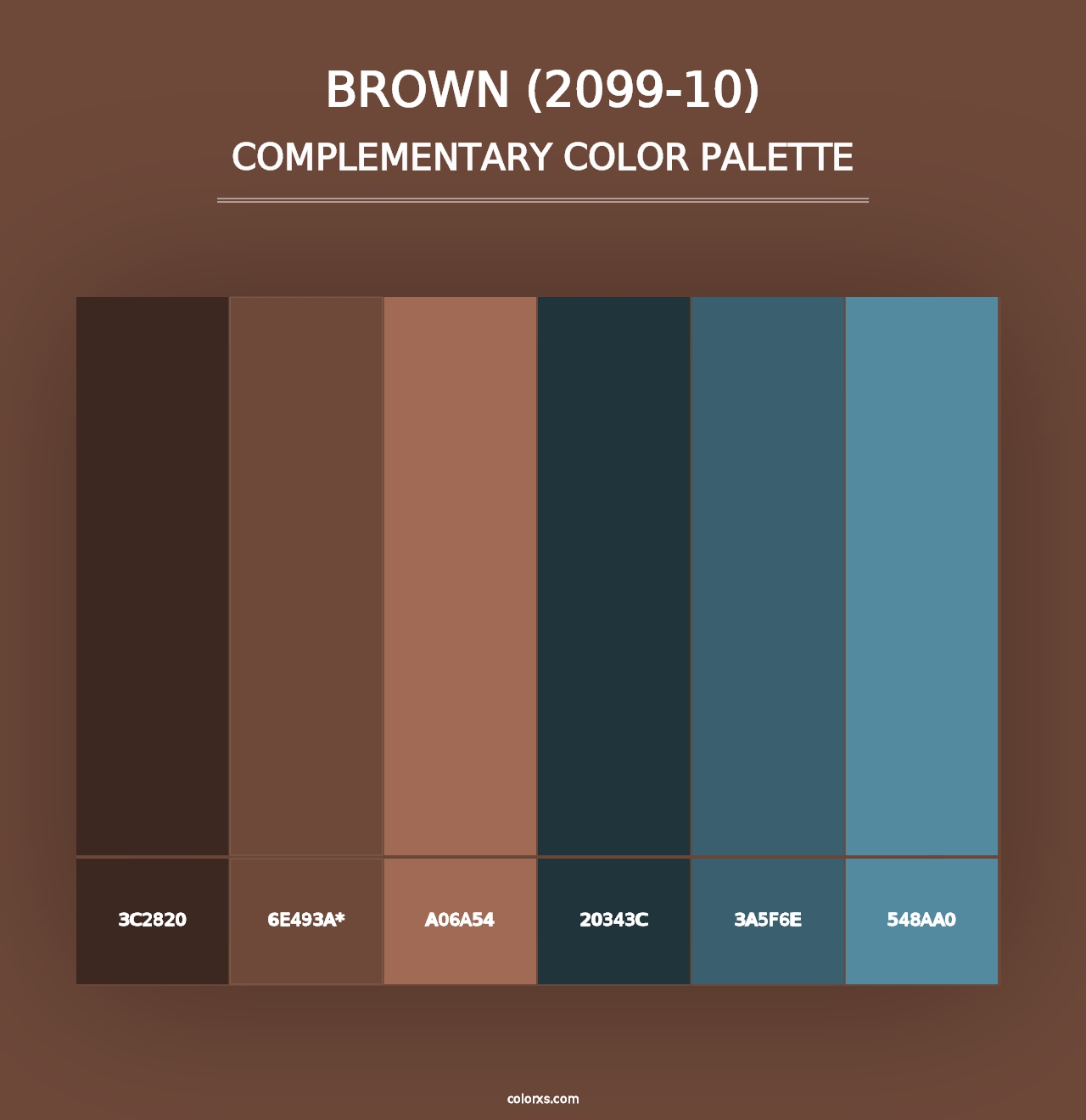 Brown (2099-10) - Complementary Color Palette