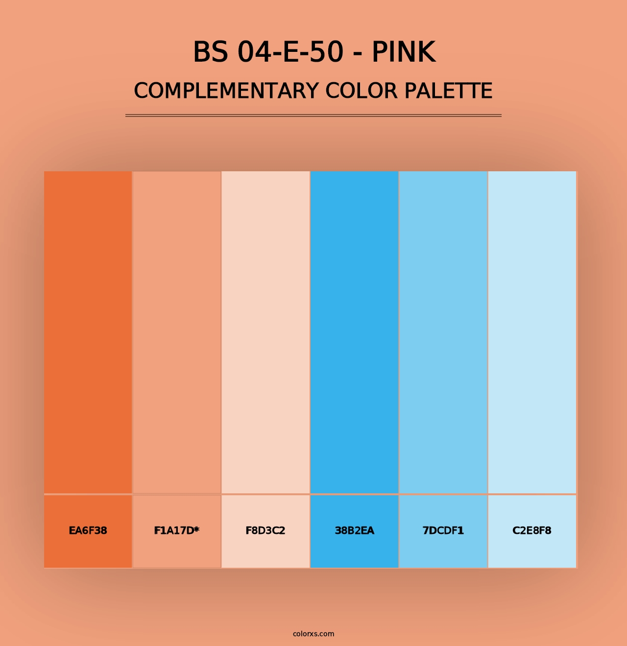 BS 04-E-50 - Pink - Complementary Color Palette