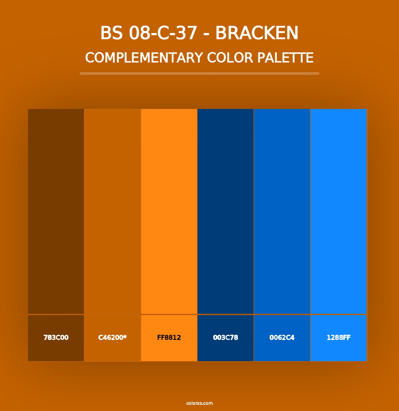 BS 08-C-37 - Bracken - Complementary Color Palette