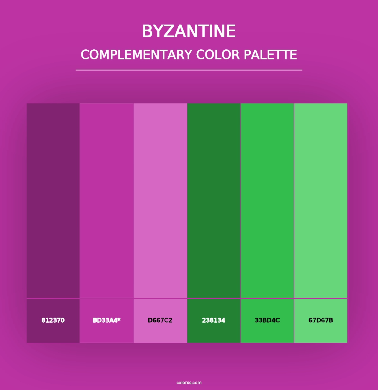 Byzantine - Complementary Color Palette