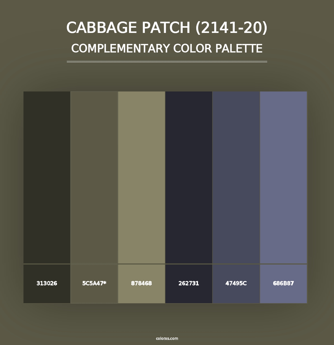 Cabbage Patch (2141-20) - Complementary Color Palette