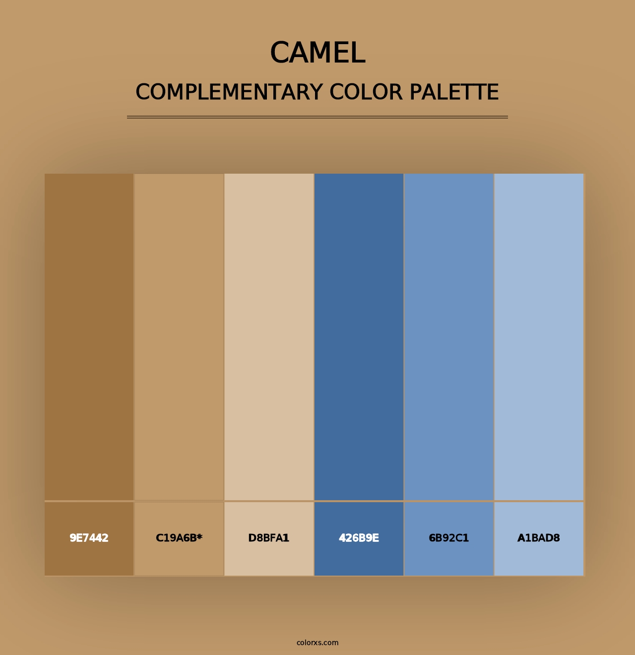 Camel - Complementary Color Palette