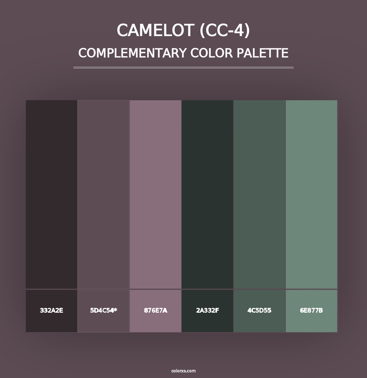 Camelot (CC-4) - Complementary Color Palette