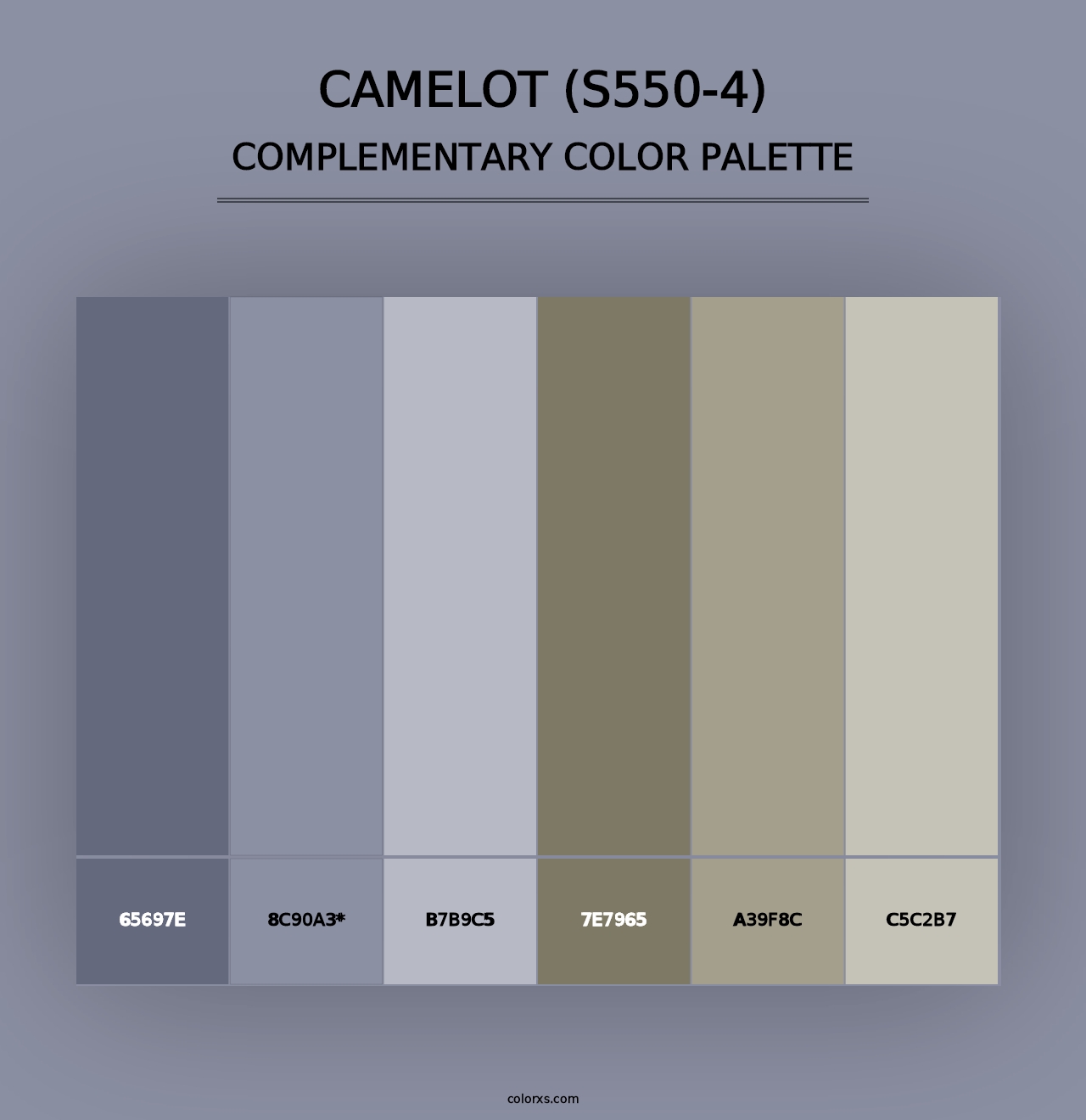 Camelot (S550-4) - Complementary Color Palette