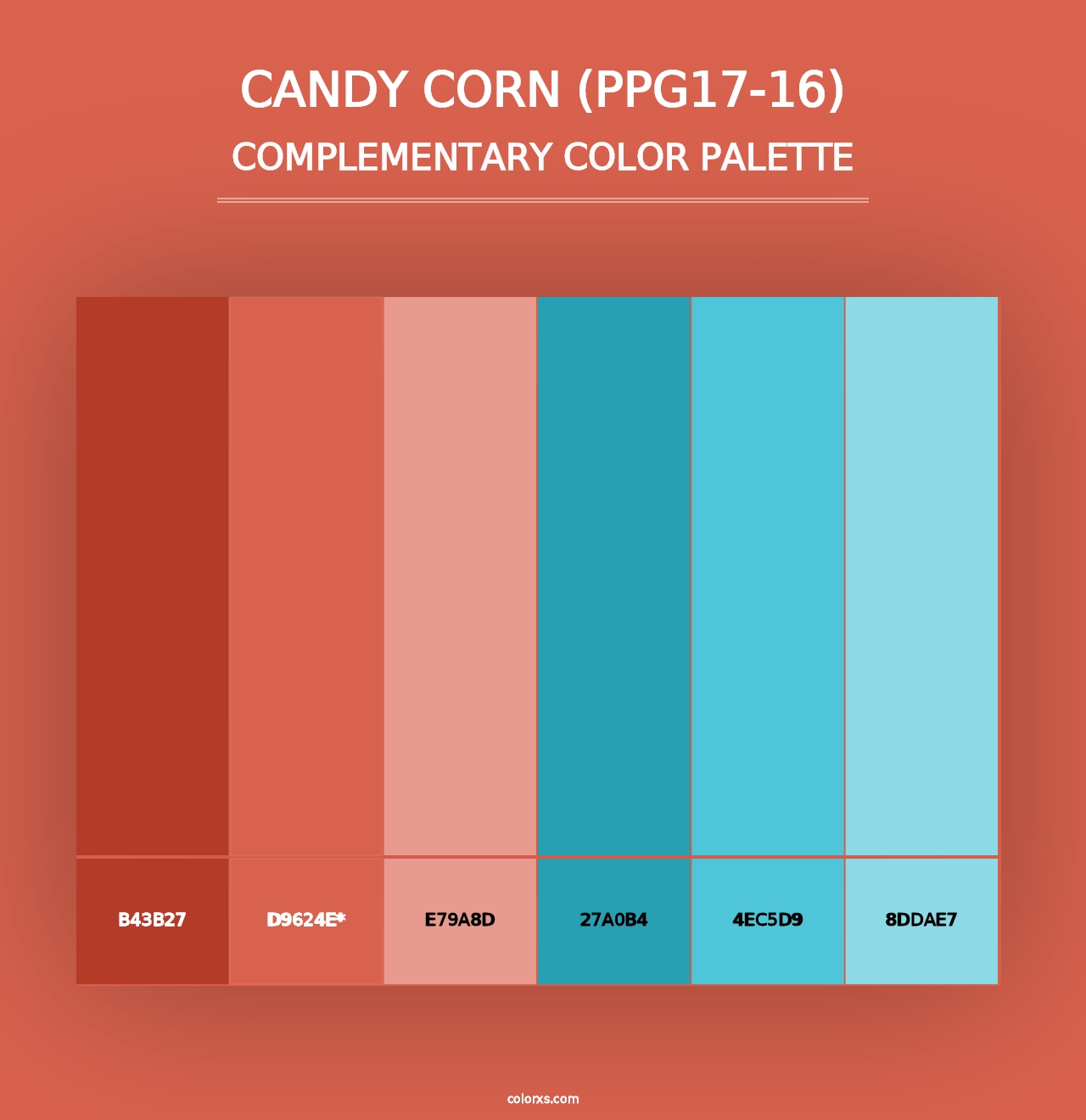 Candy Corn (PPG17-16) - Complementary Color Palette