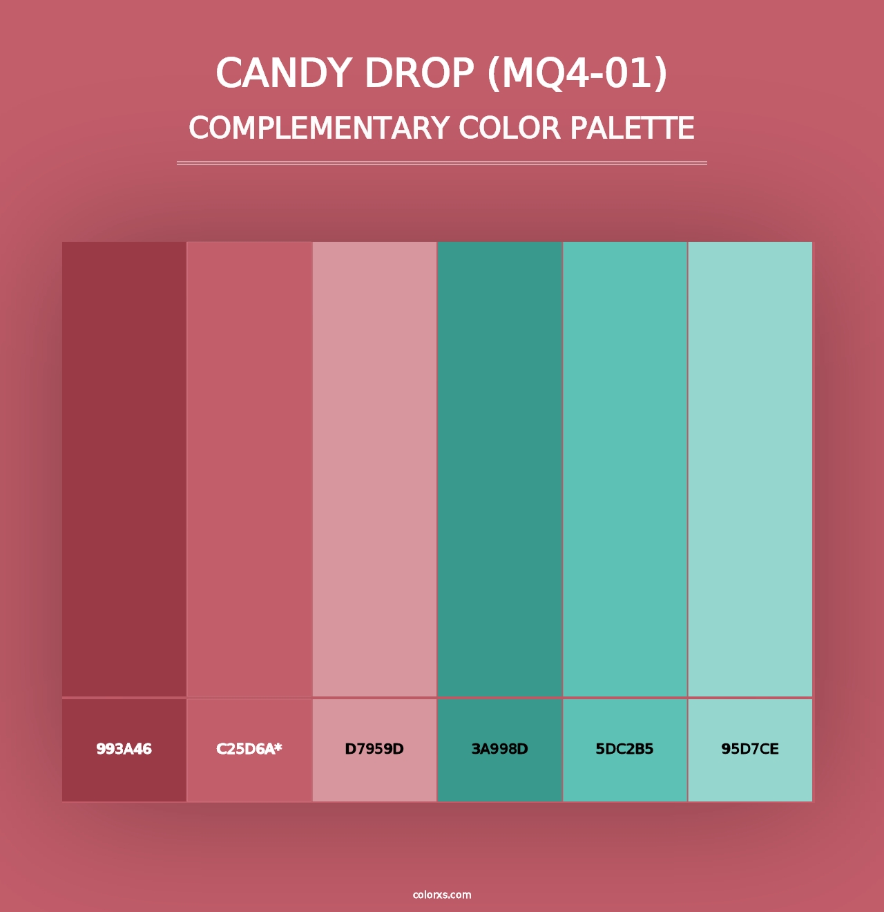 Candy Drop (MQ4-01) - Complementary Color Palette