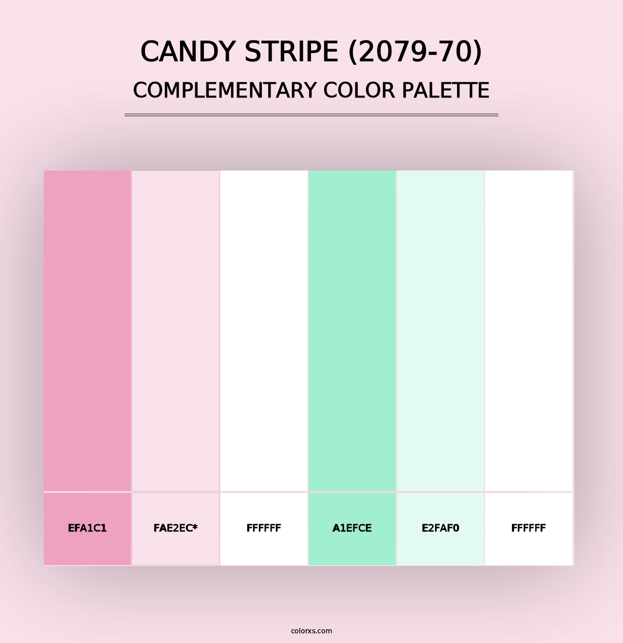 Candy Stripe (2079-70) - Complementary Color Palette