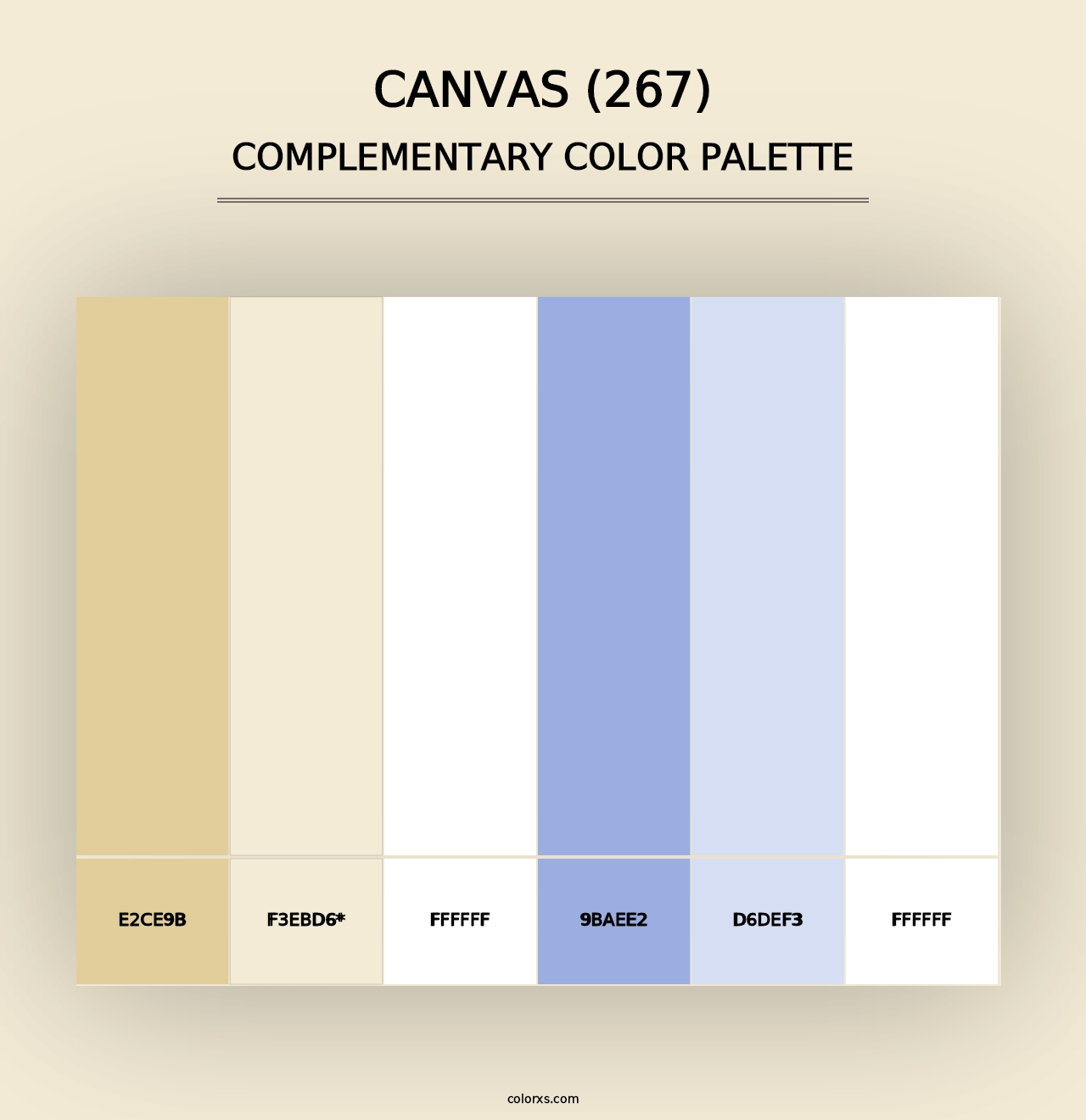 Canvas (267) - Complementary Color Palette