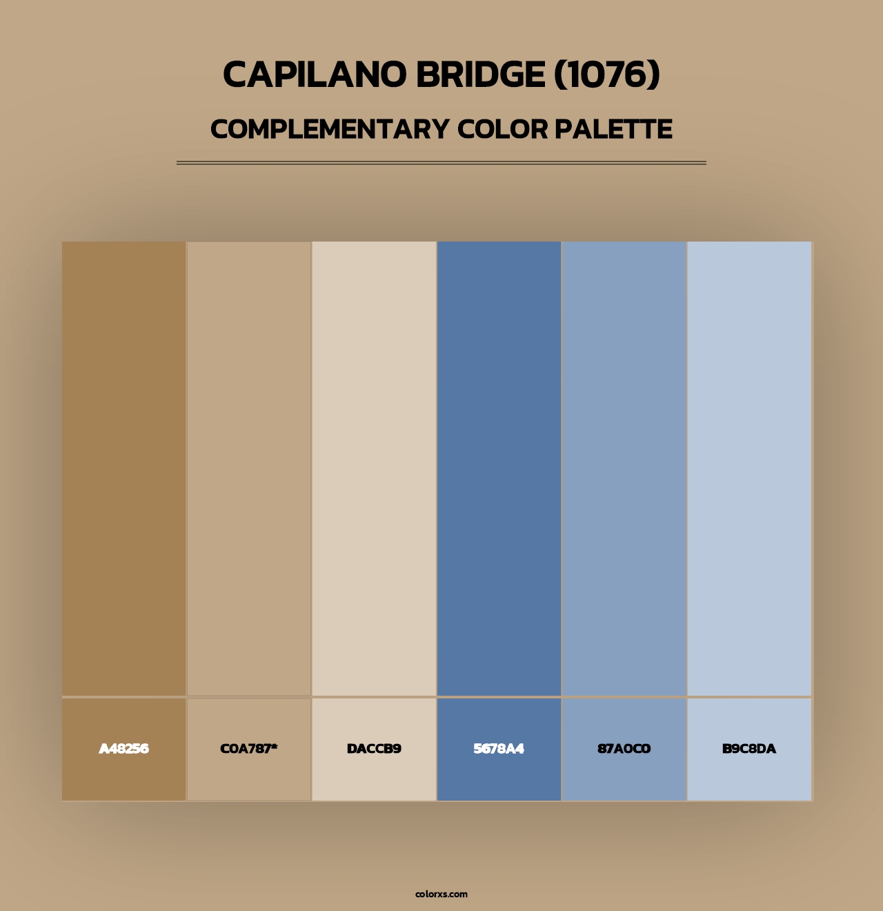 Capilano Bridge (1076) - Complementary Color Palette