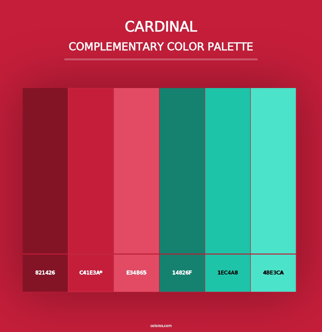 Cardinal - Complementary Color Palette