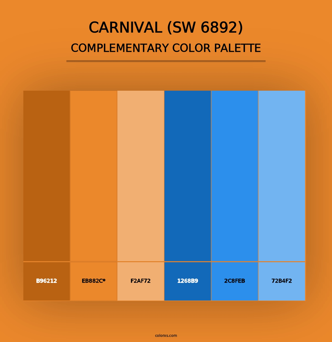 Carnival (SW 6892) - Complementary Color Palette