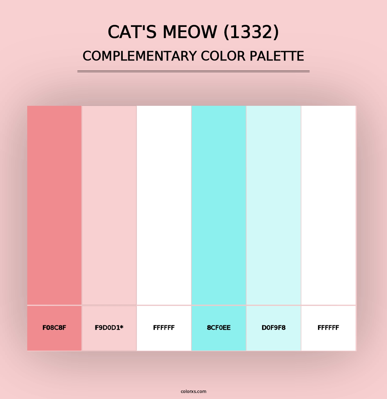 Cat's Meow (1332) - Complementary Color Palette