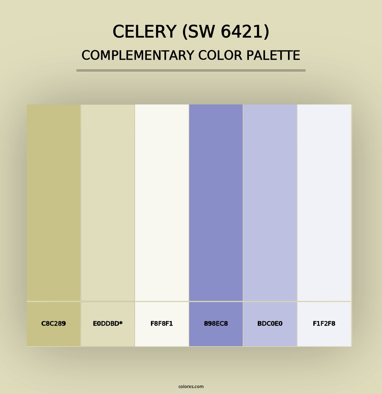 Celery (SW 6421) - Complementary Color Palette