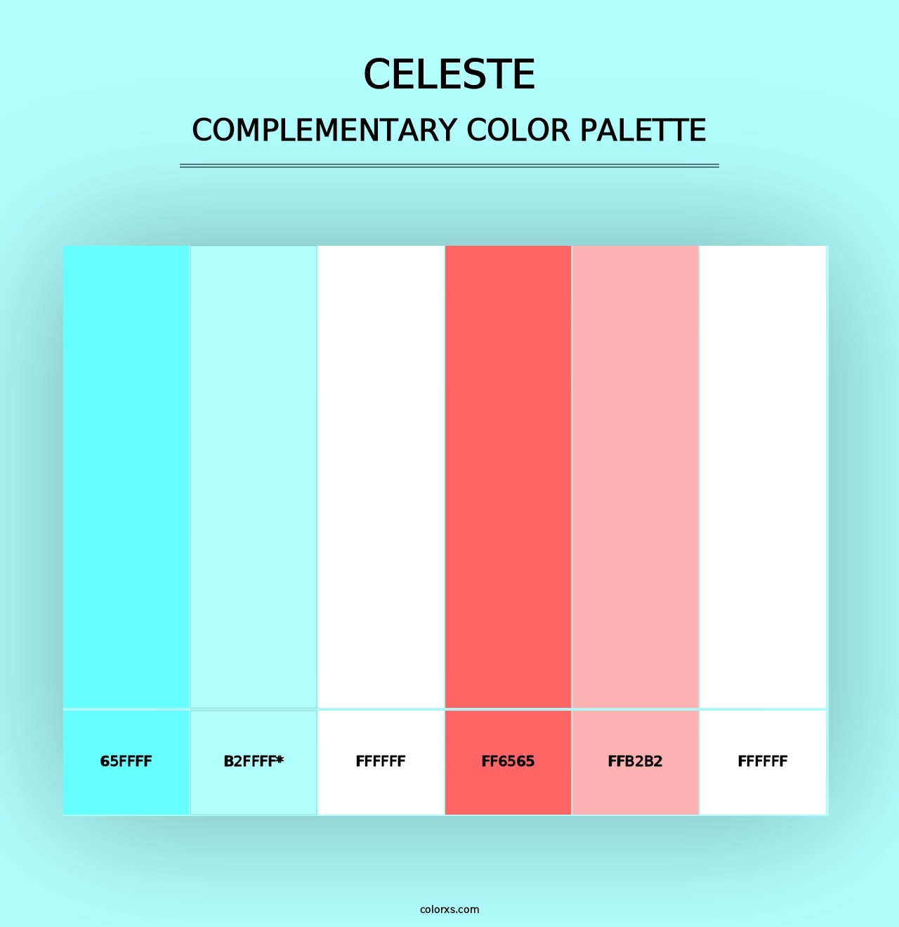 Celeste - Complementary Color Palette