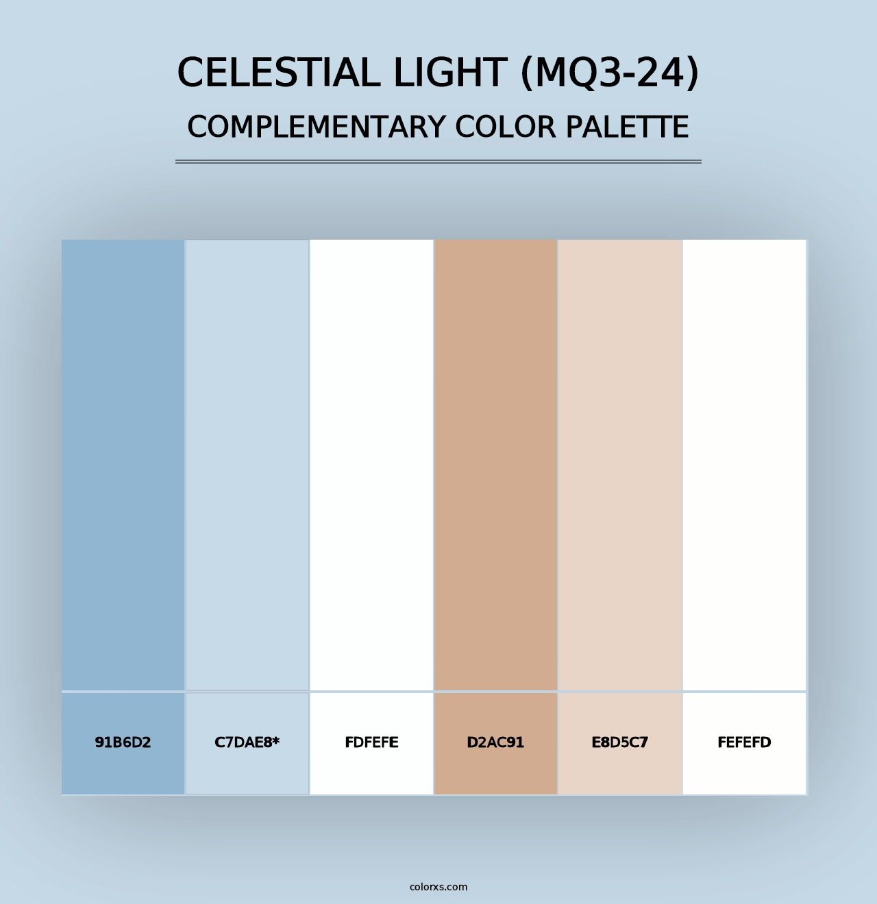 Celestial Light (MQ3-24) - Complementary Color Palette