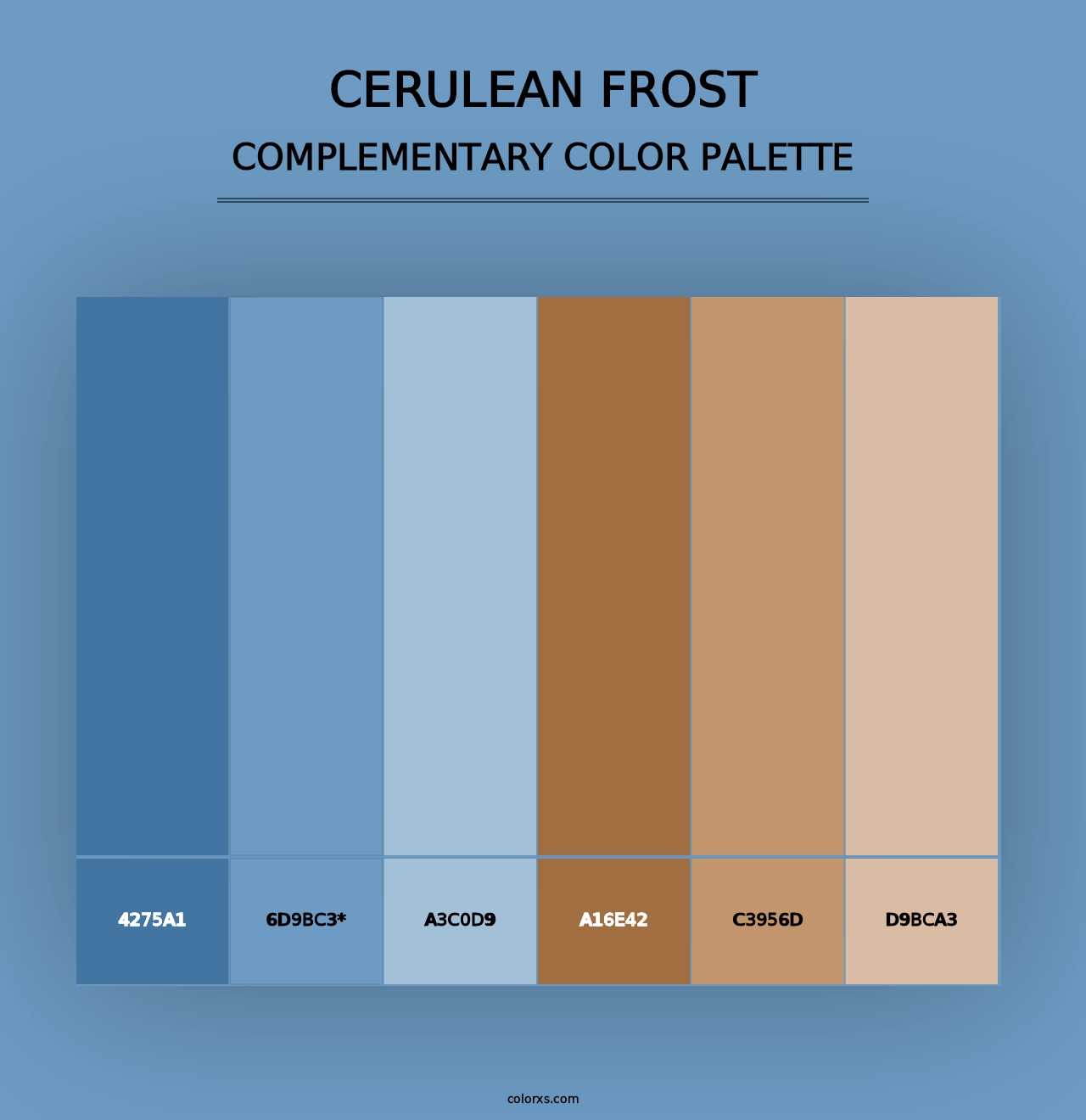 Cerulean Frost - Complementary Color Palette