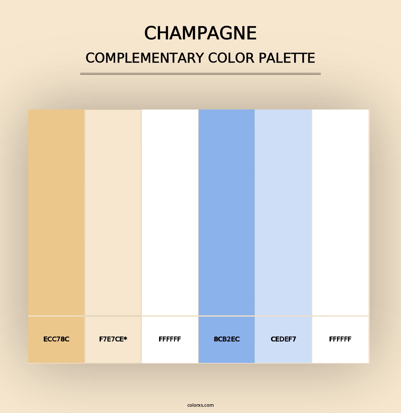 Champagne - Complementary Color Palette