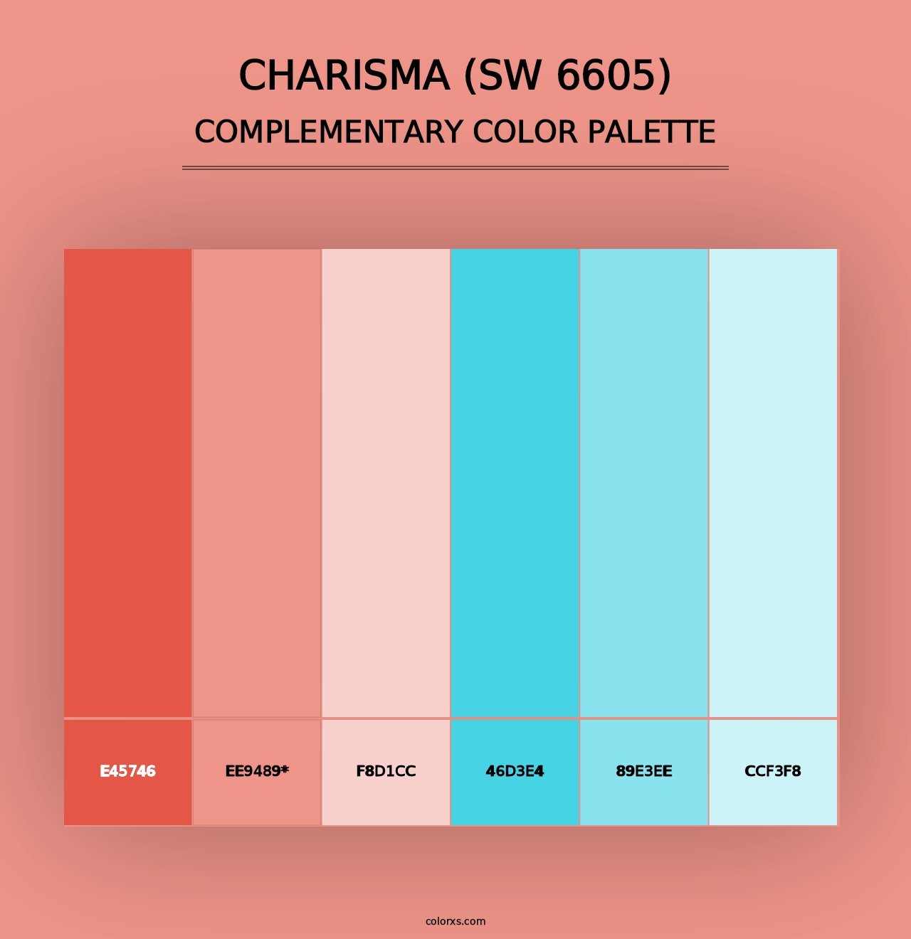 Charisma (SW 6605) - Complementary Color Palette