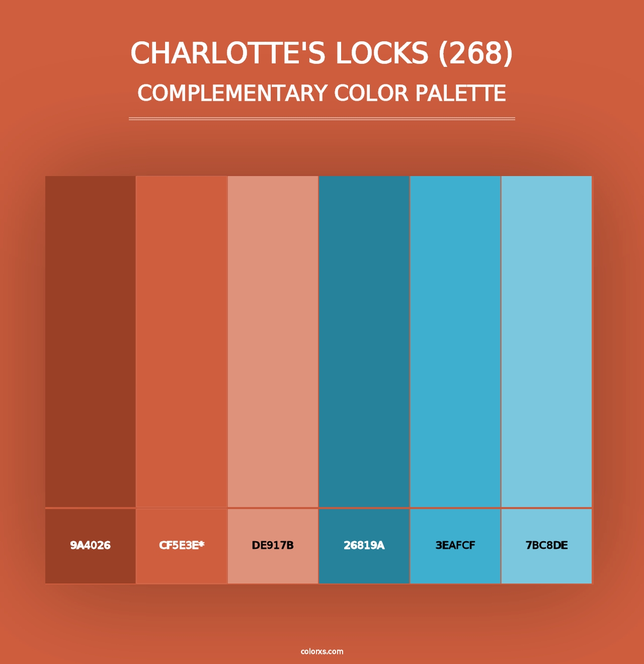 Charlotte's Locks (268) - Complementary Color Palette