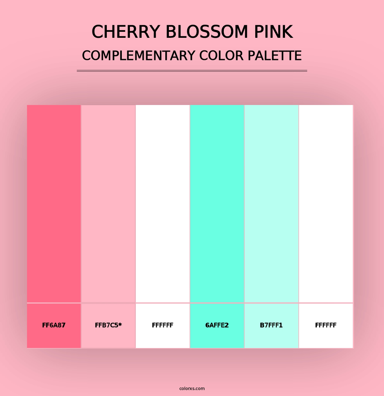 Cherry Blossom Pink - Complementary Color Palette