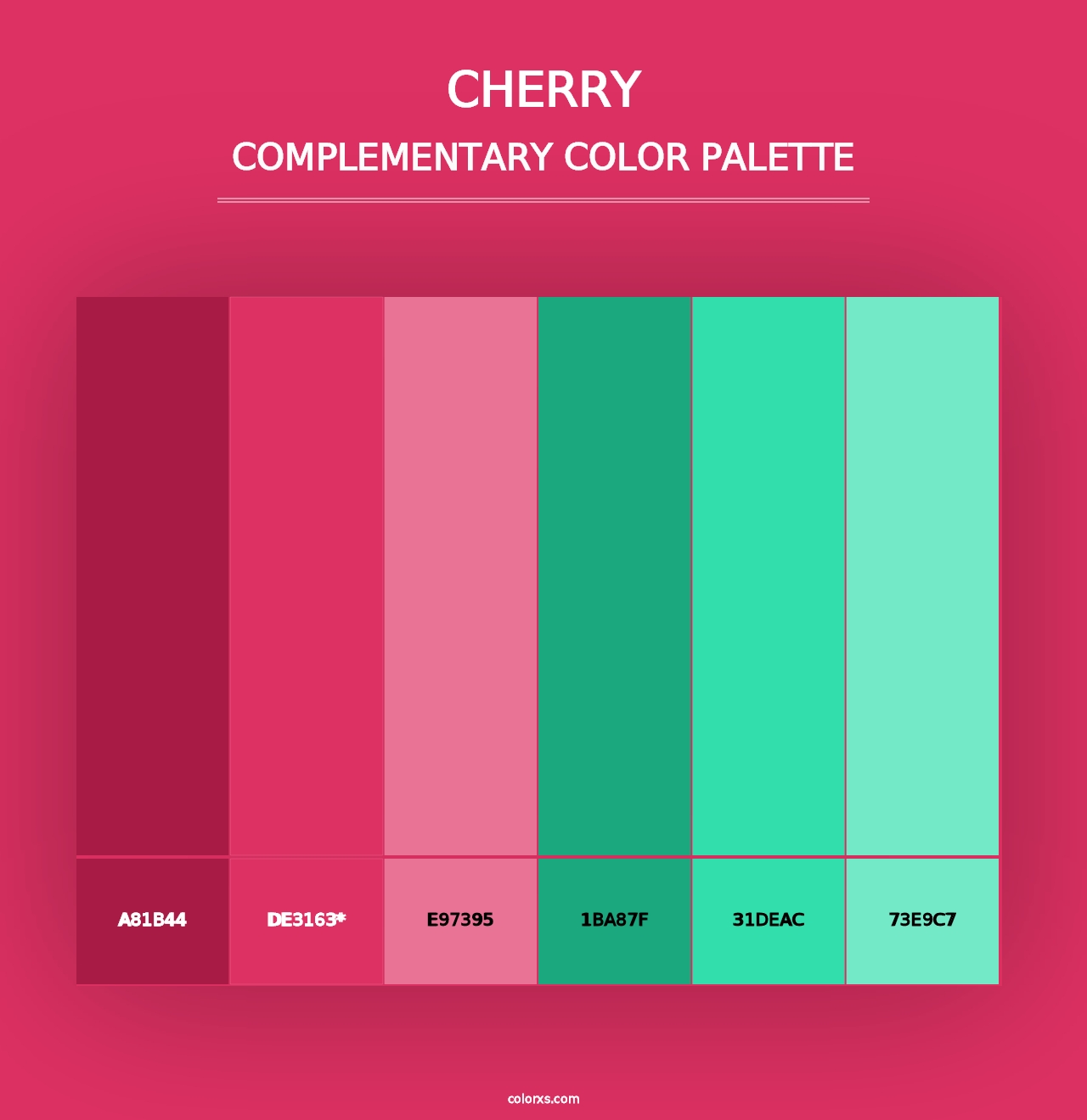 Cherry - Complementary Color Palette