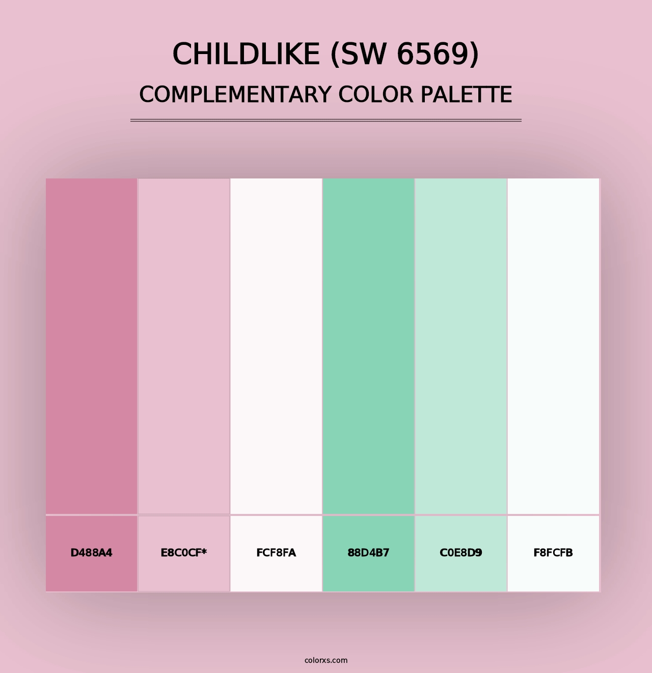 Childlike (SW 6569) - Complementary Color Palette