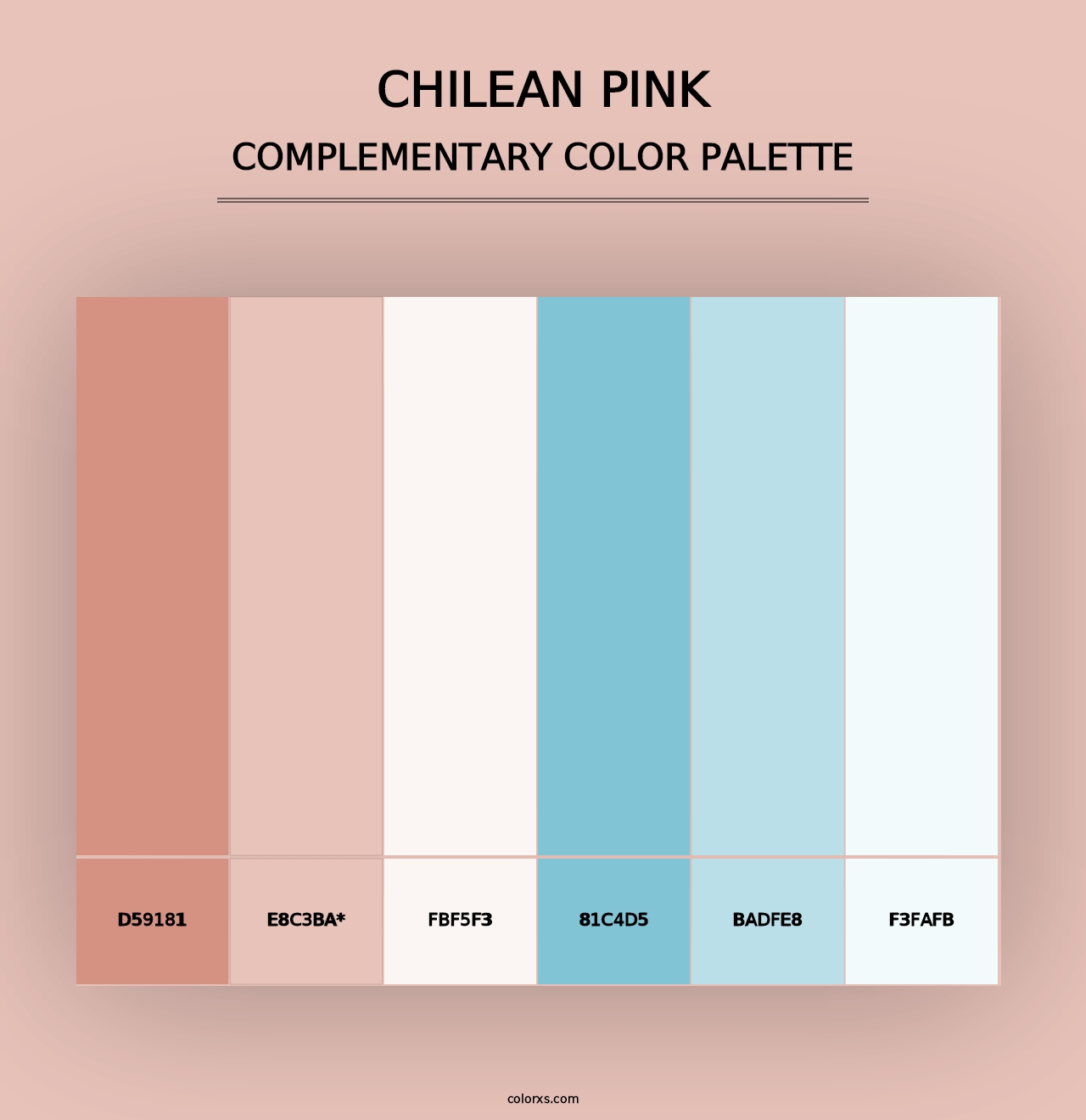 Chilean Pink - Complementary Color Palette