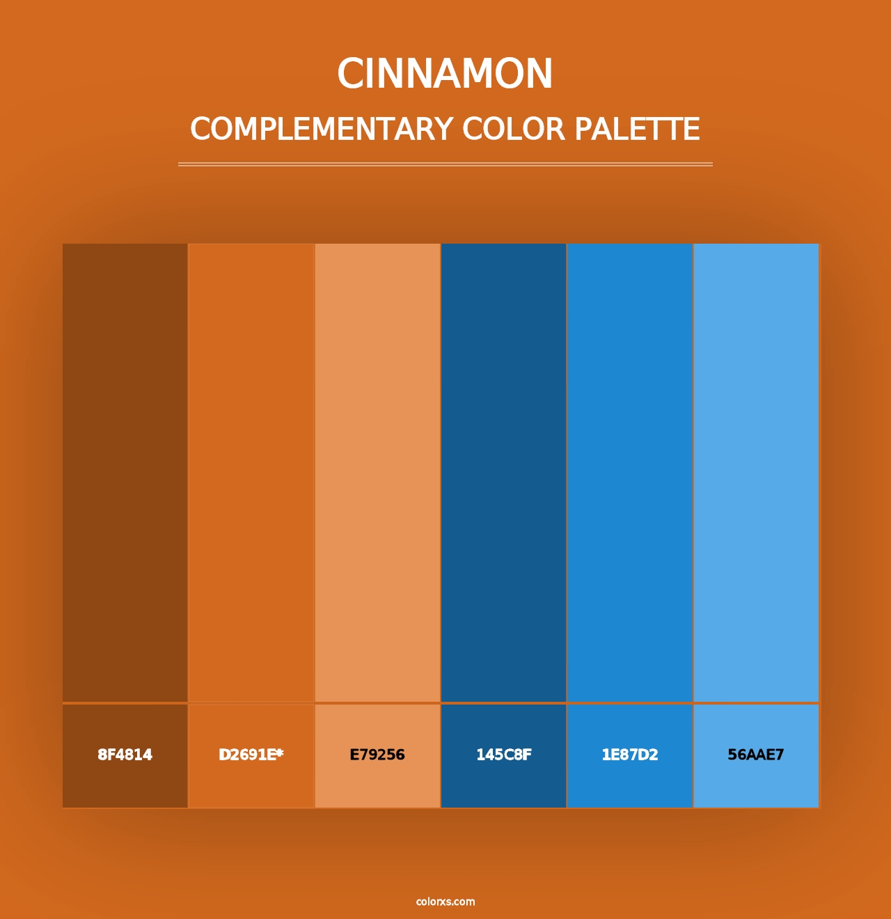 Cinnamon - Complementary Color Palette