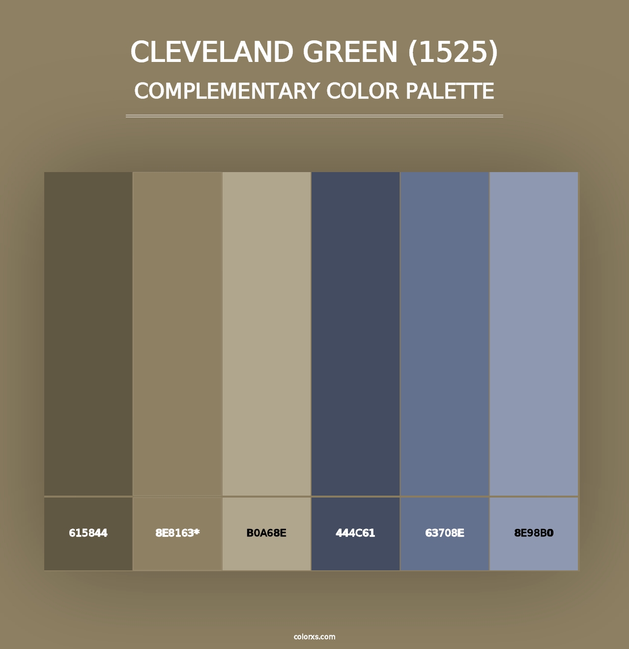 Cleveland Green (1525) - Complementary Color Palette