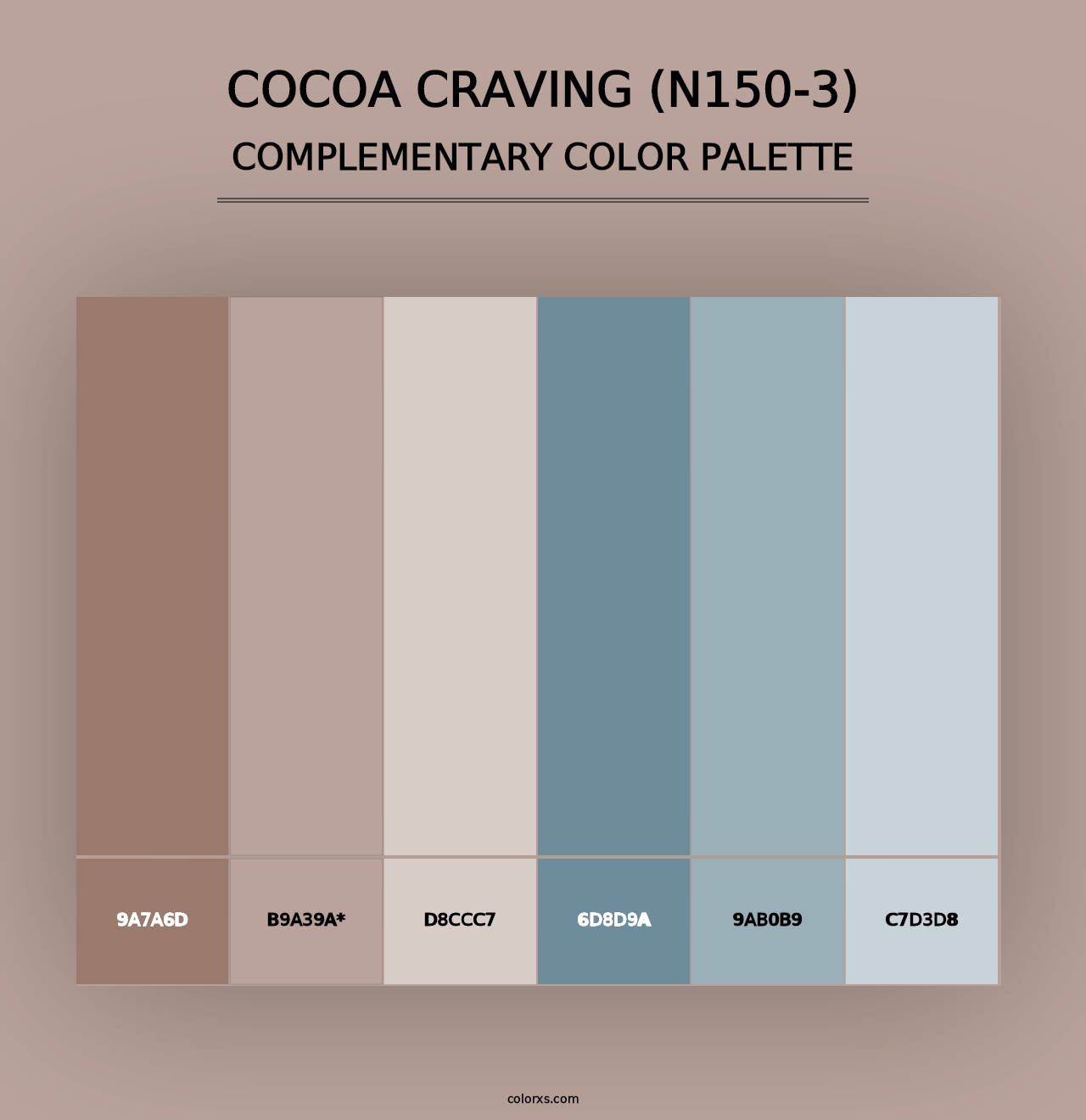 Cocoa Craving (N150-3) - Complementary Color Palette