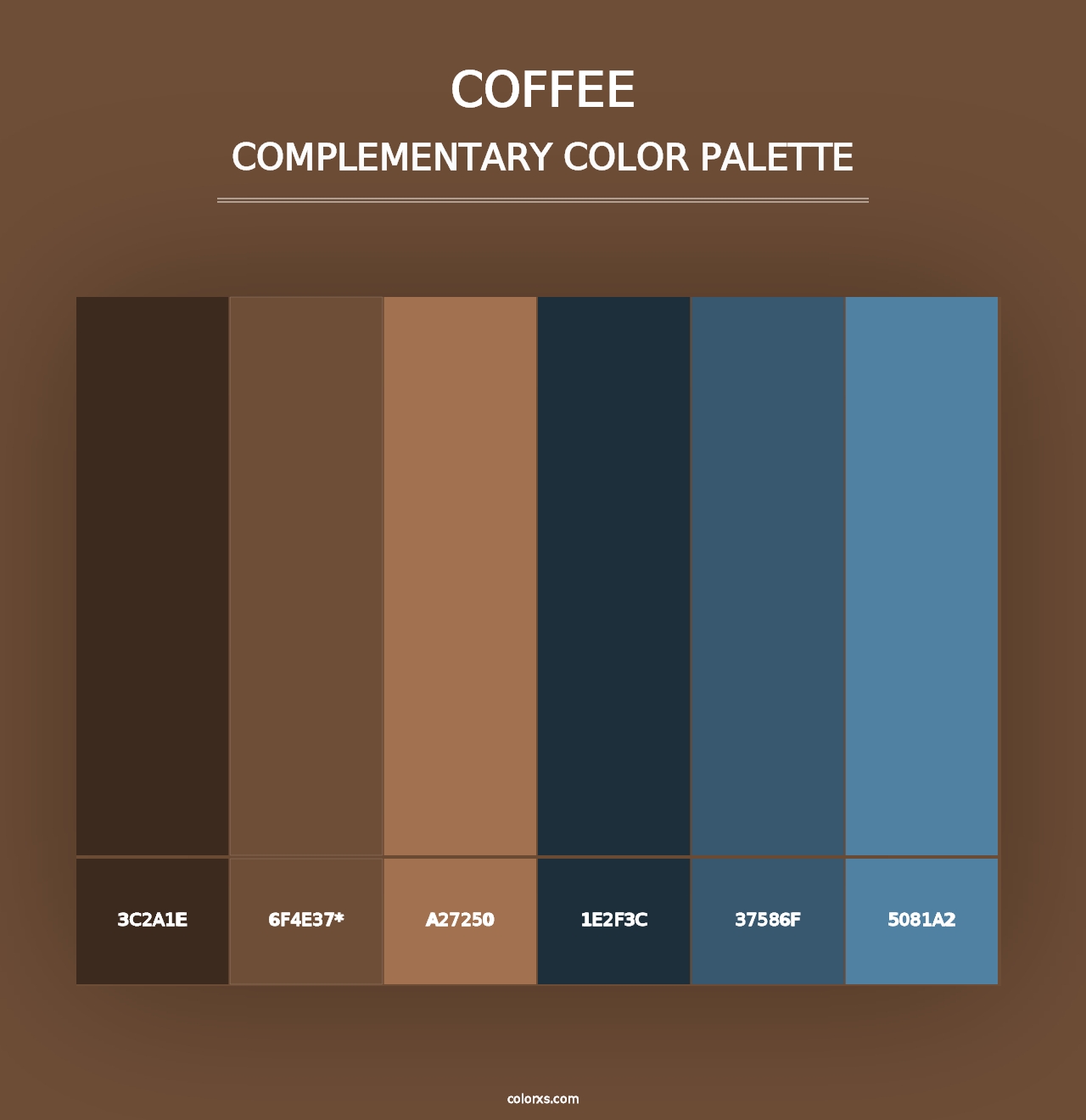 Coffee - Complementary Color Palette