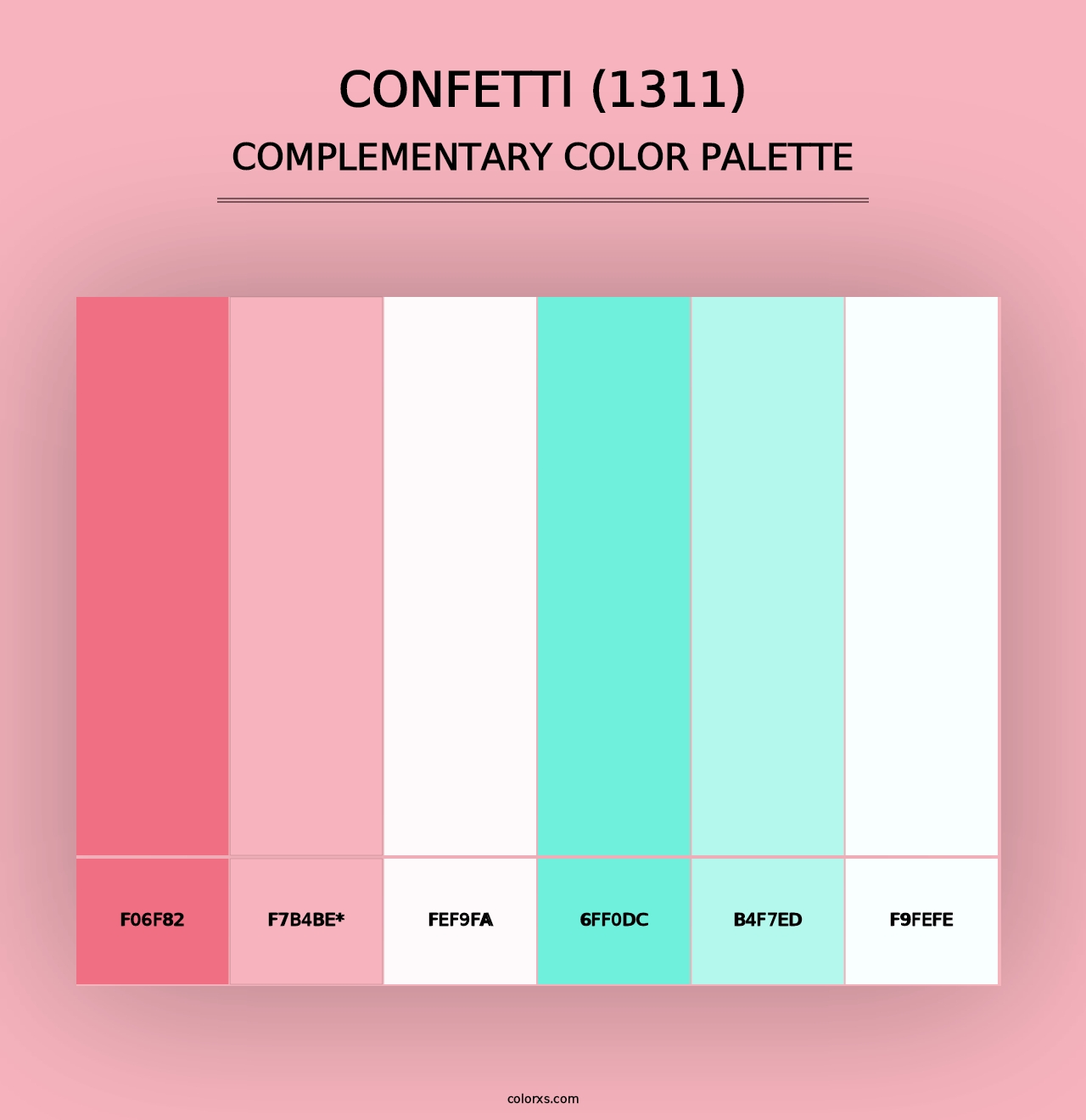 Confetti (1311) - Complementary Color Palette