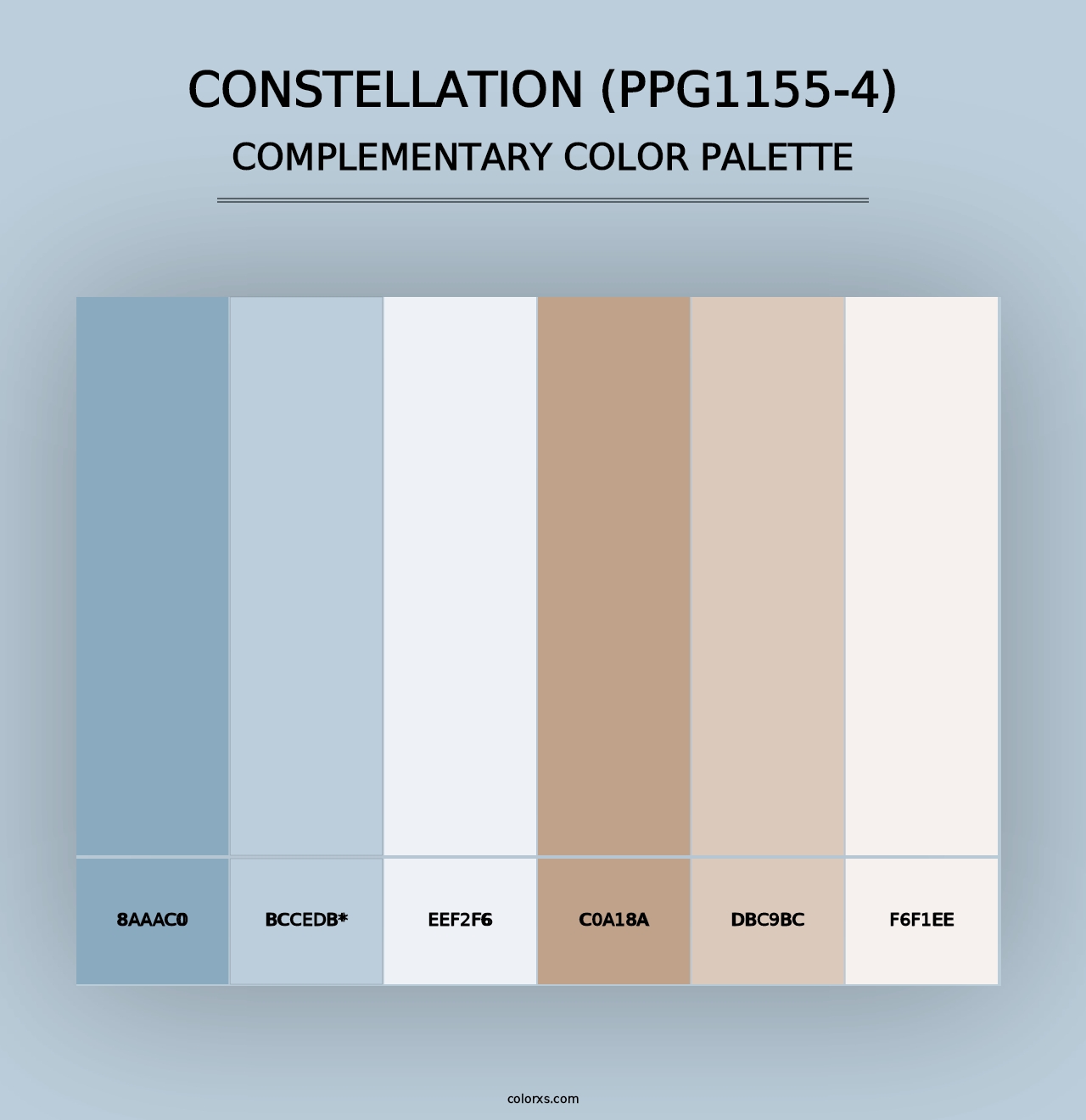 Constellation (PPG1155-4) - Complementary Color Palette