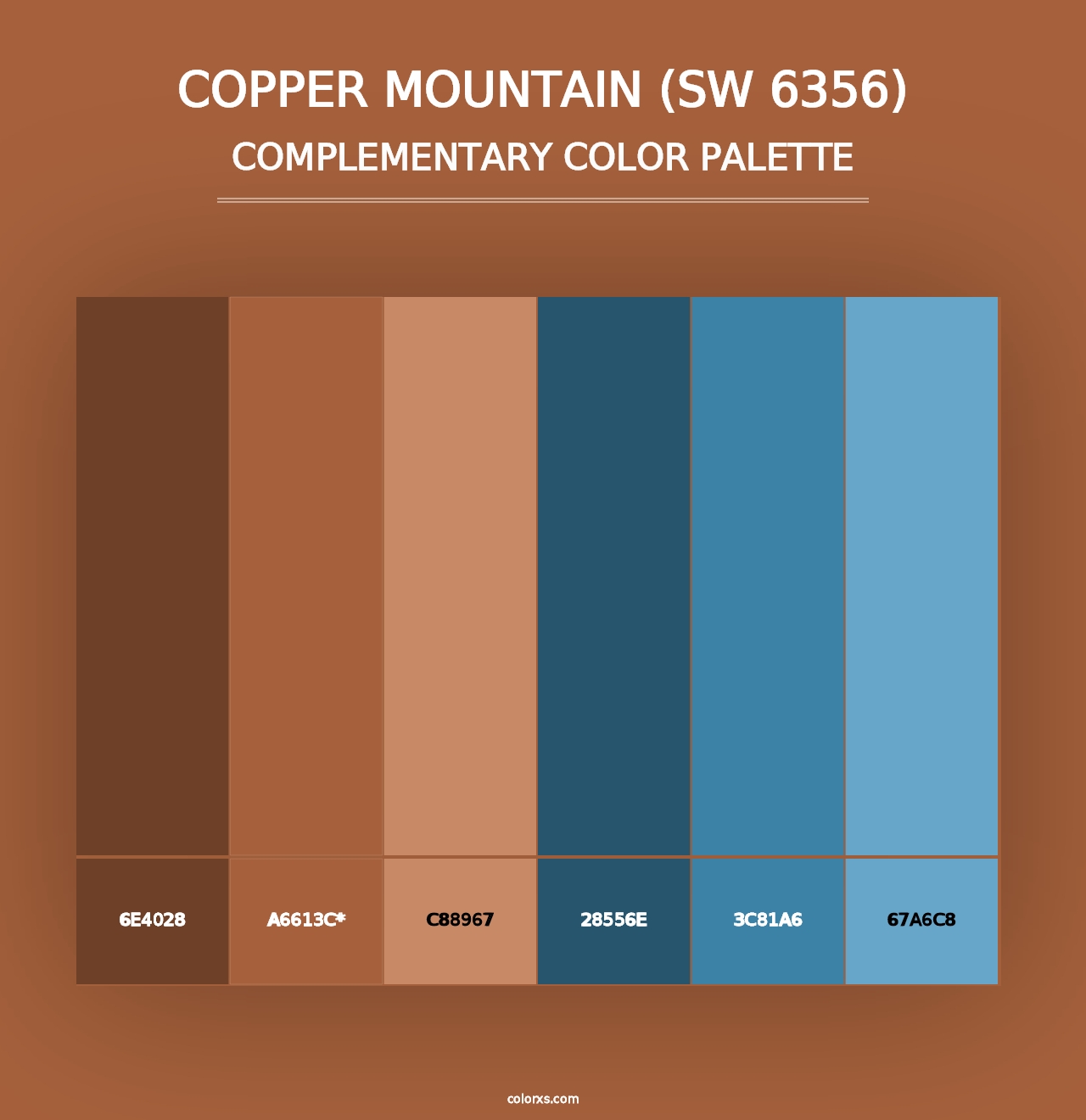 Copper Mountain (SW 6356) - Complementary Color Palette