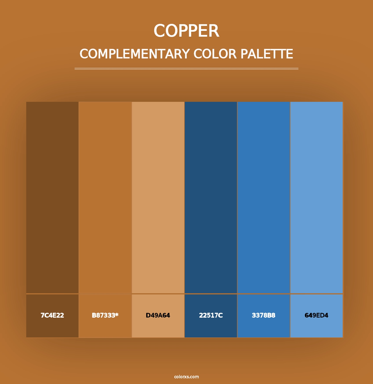 Copper - Complementary Color Palette