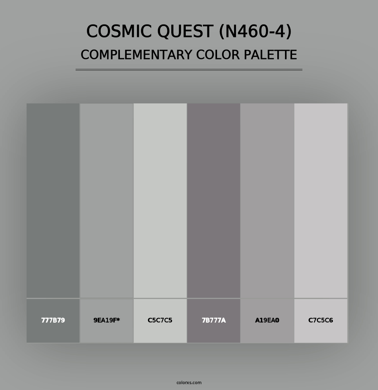 Cosmic Quest (N460-4) - Complementary Color Palette