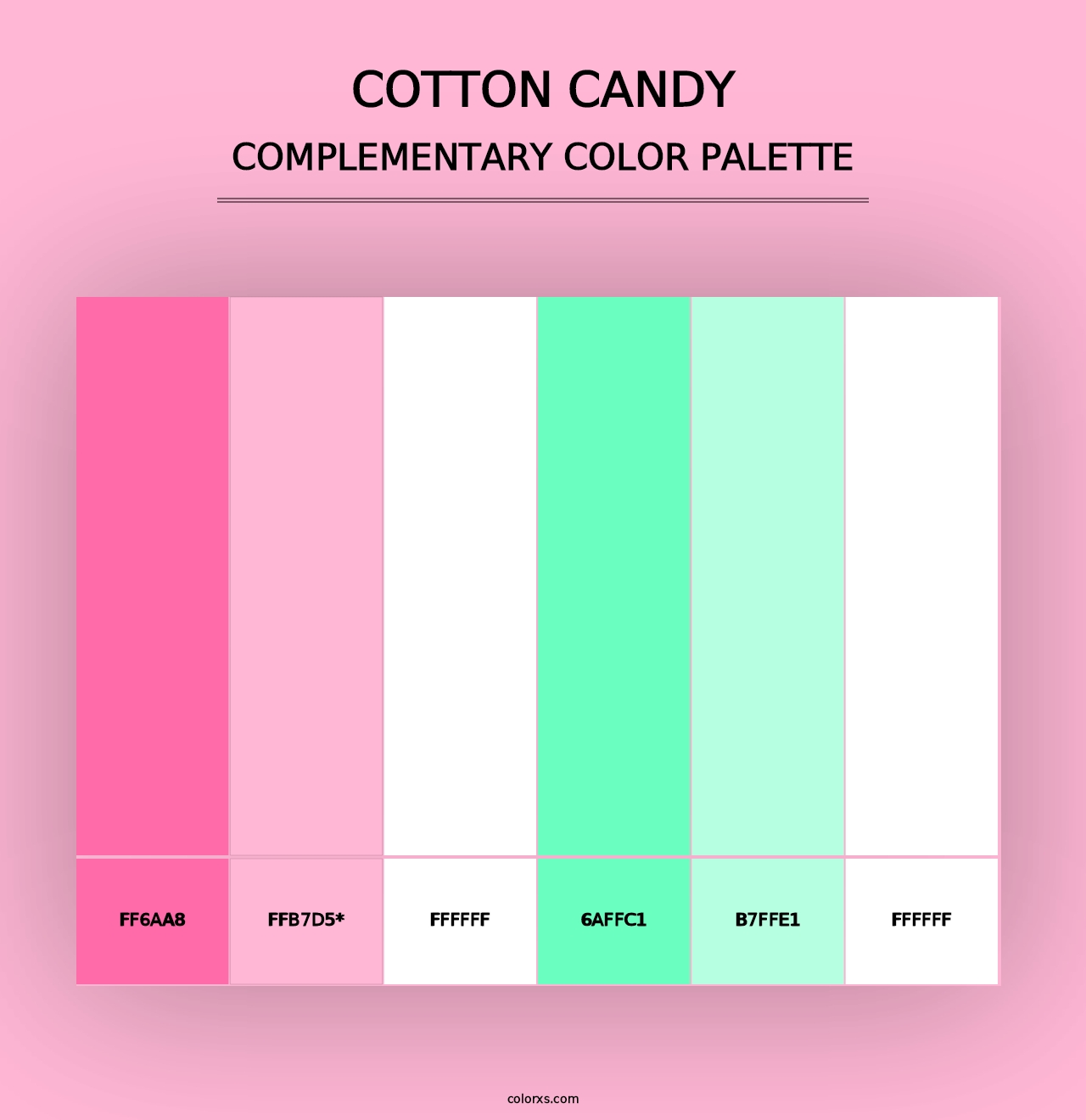 Cotton Candy - Complementary Color Palette