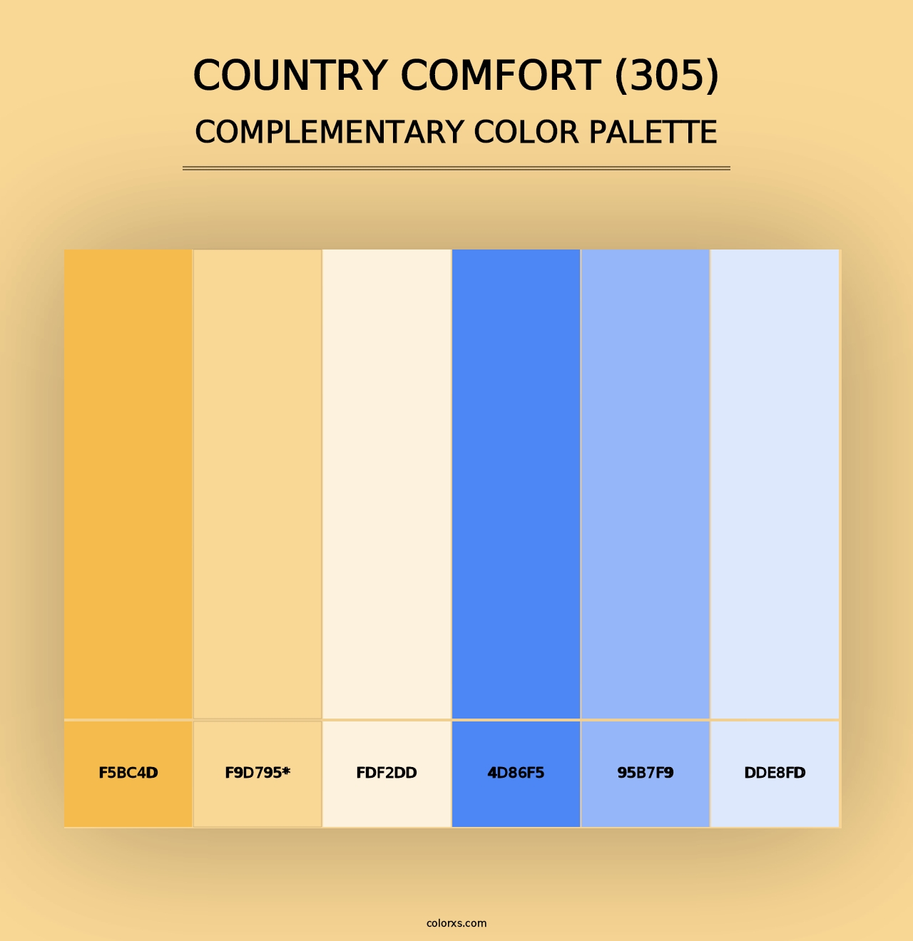 Country Comfort (305) - Complementary Color Palette