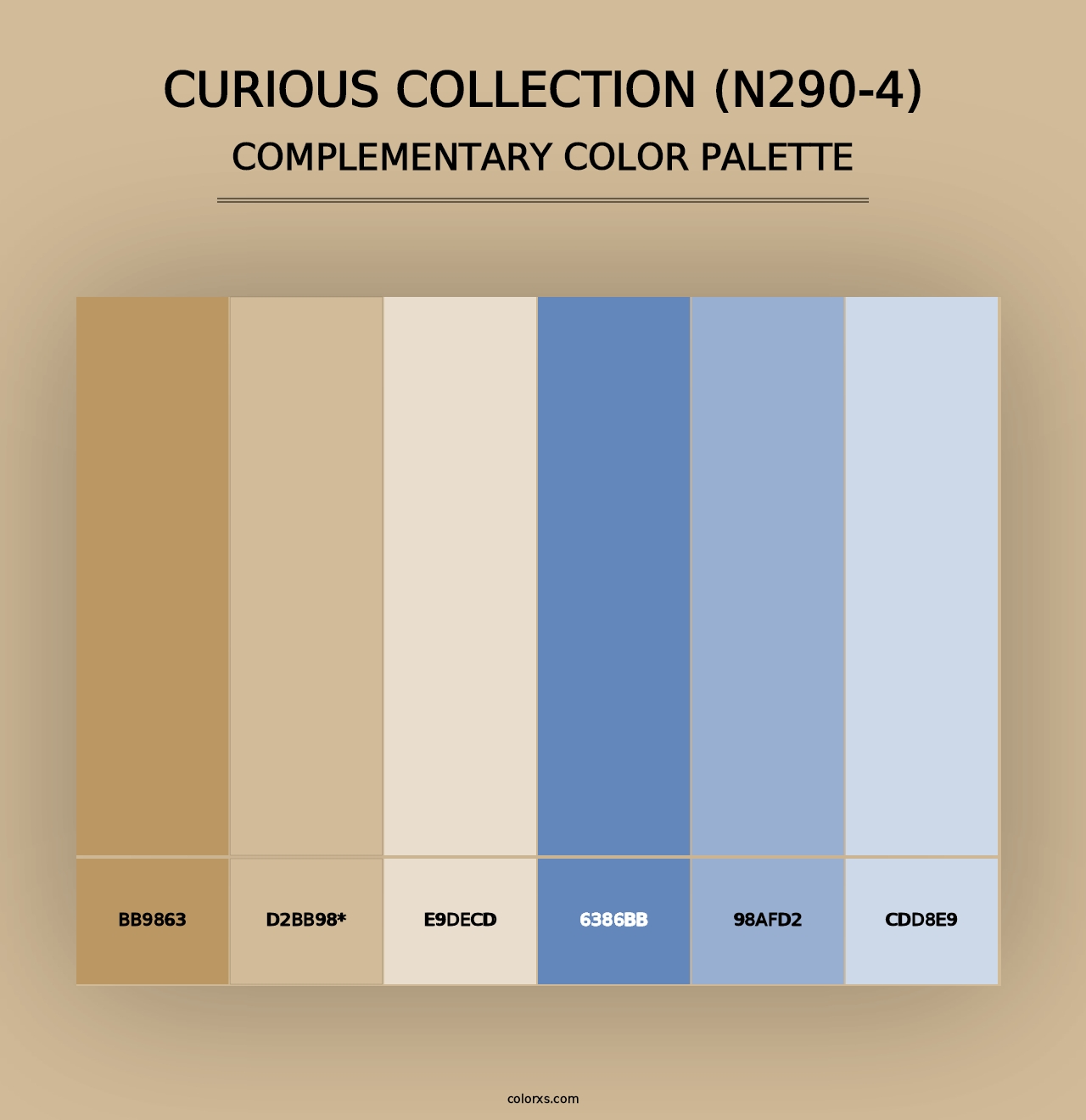 Curious Collection (N290-4) - Complementary Color Palette