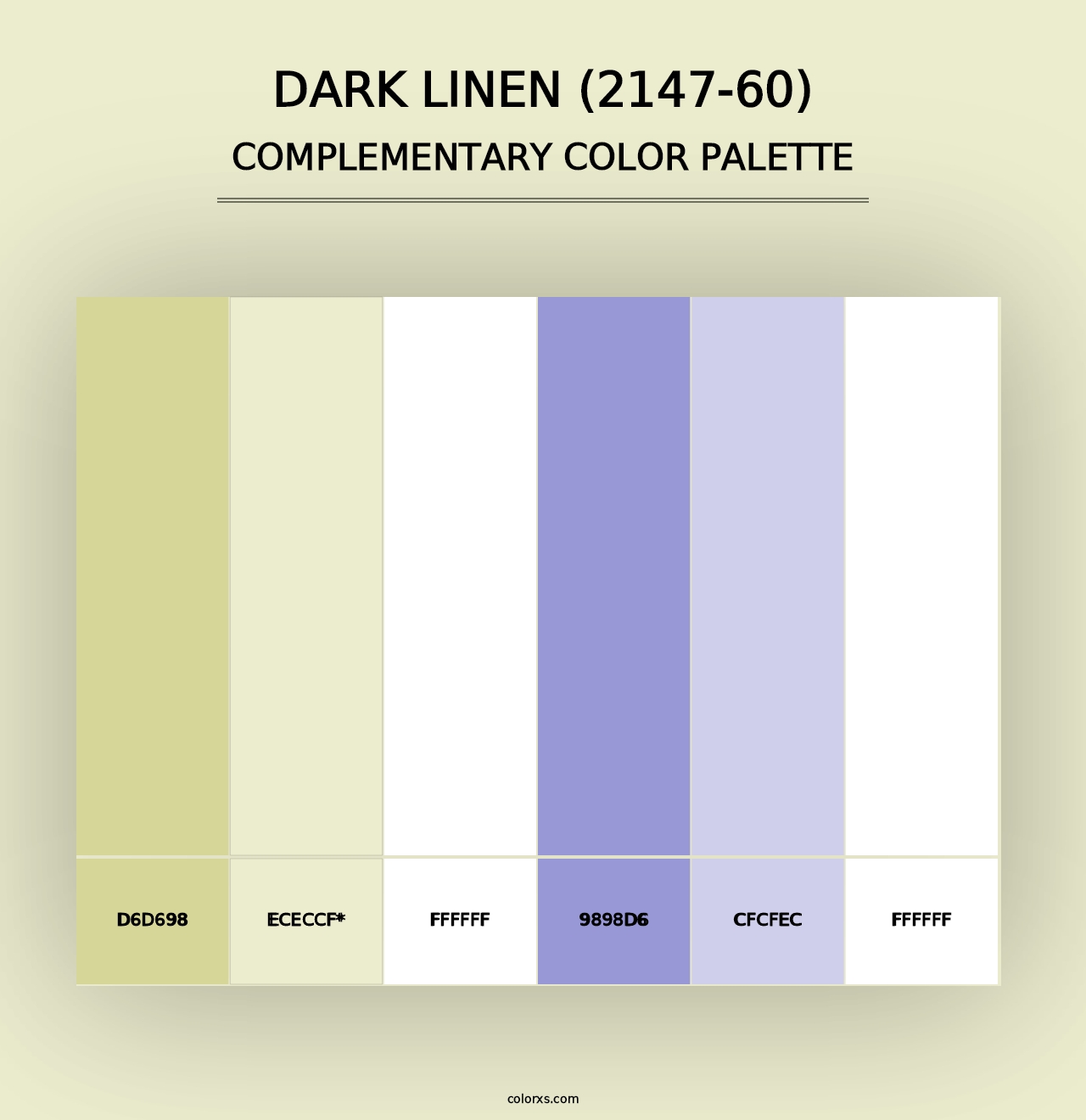 Dark Linen (2147-60) - Complementary Color Palette