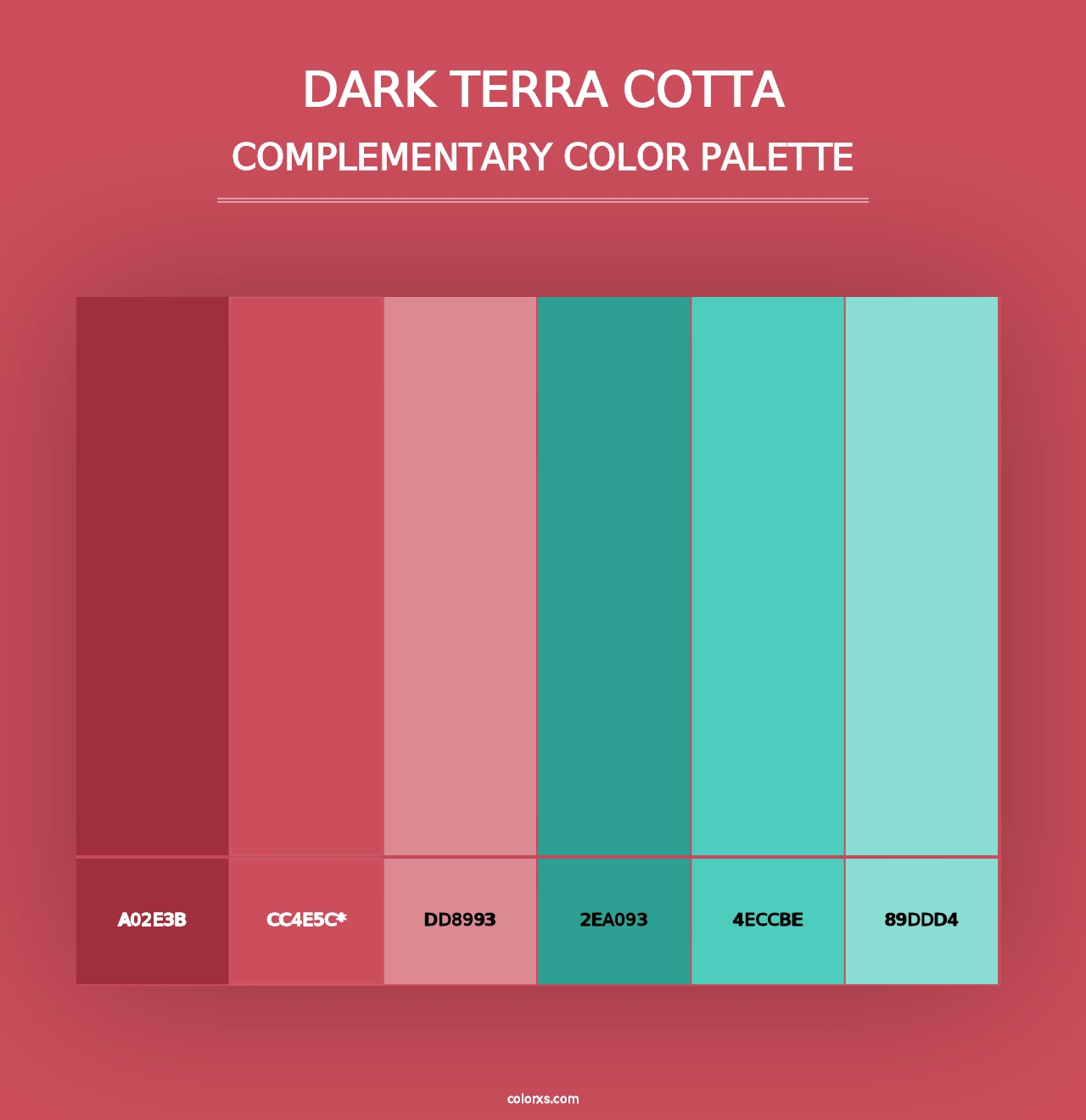 Dark Terra Cotta - Complementary Color Palette