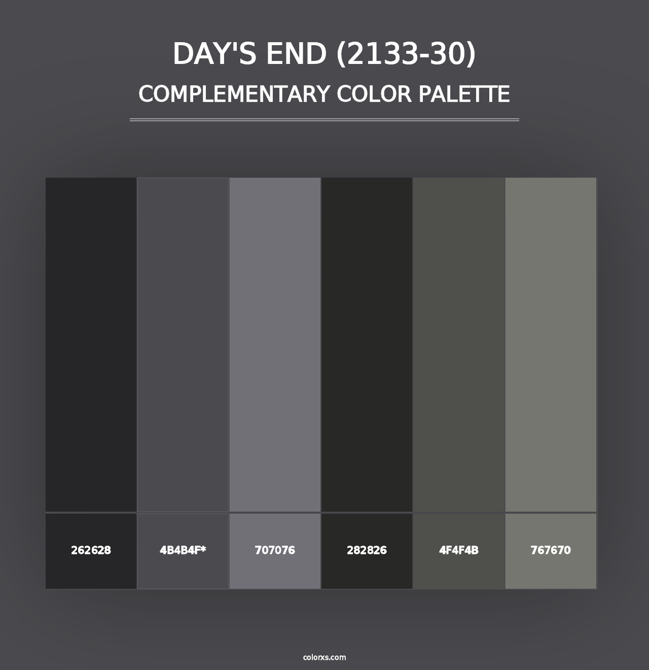 Day's End (2133-30) - Complementary Color Palette