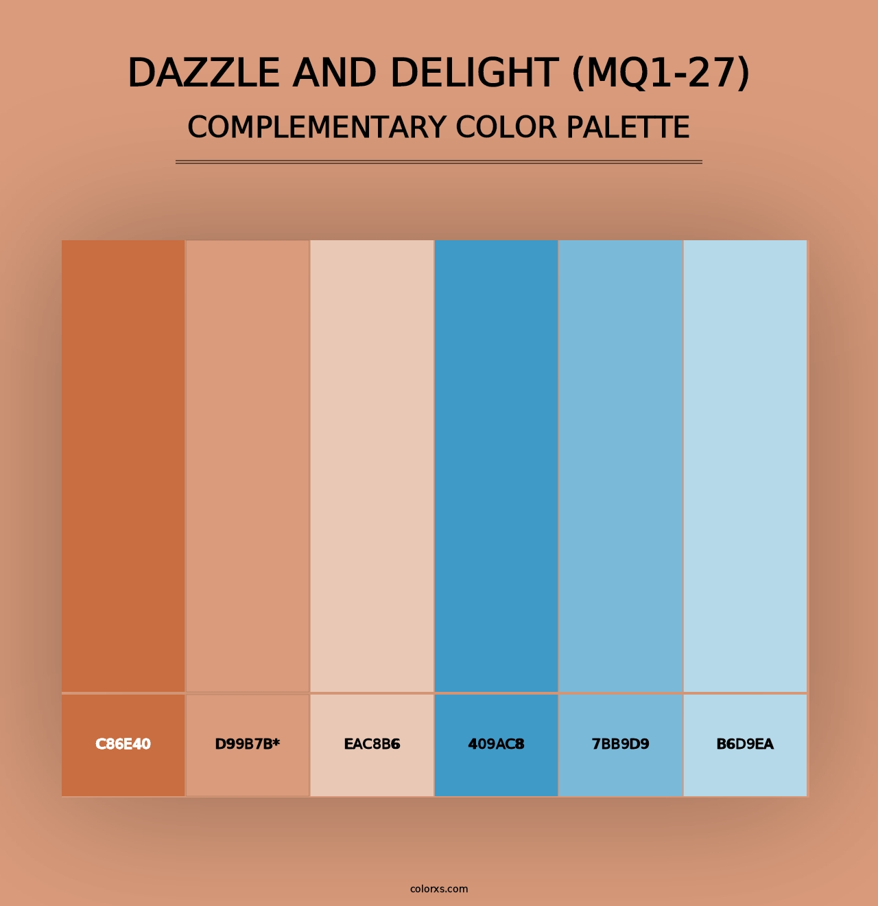 Dazzle And Delight (MQ1-27) - Complementary Color Palette