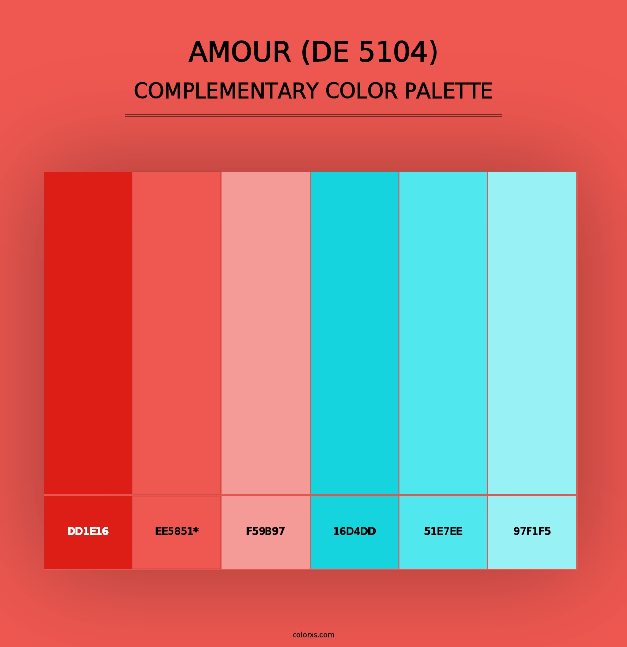 Amour (DE 5104) - Complementary Color Palette