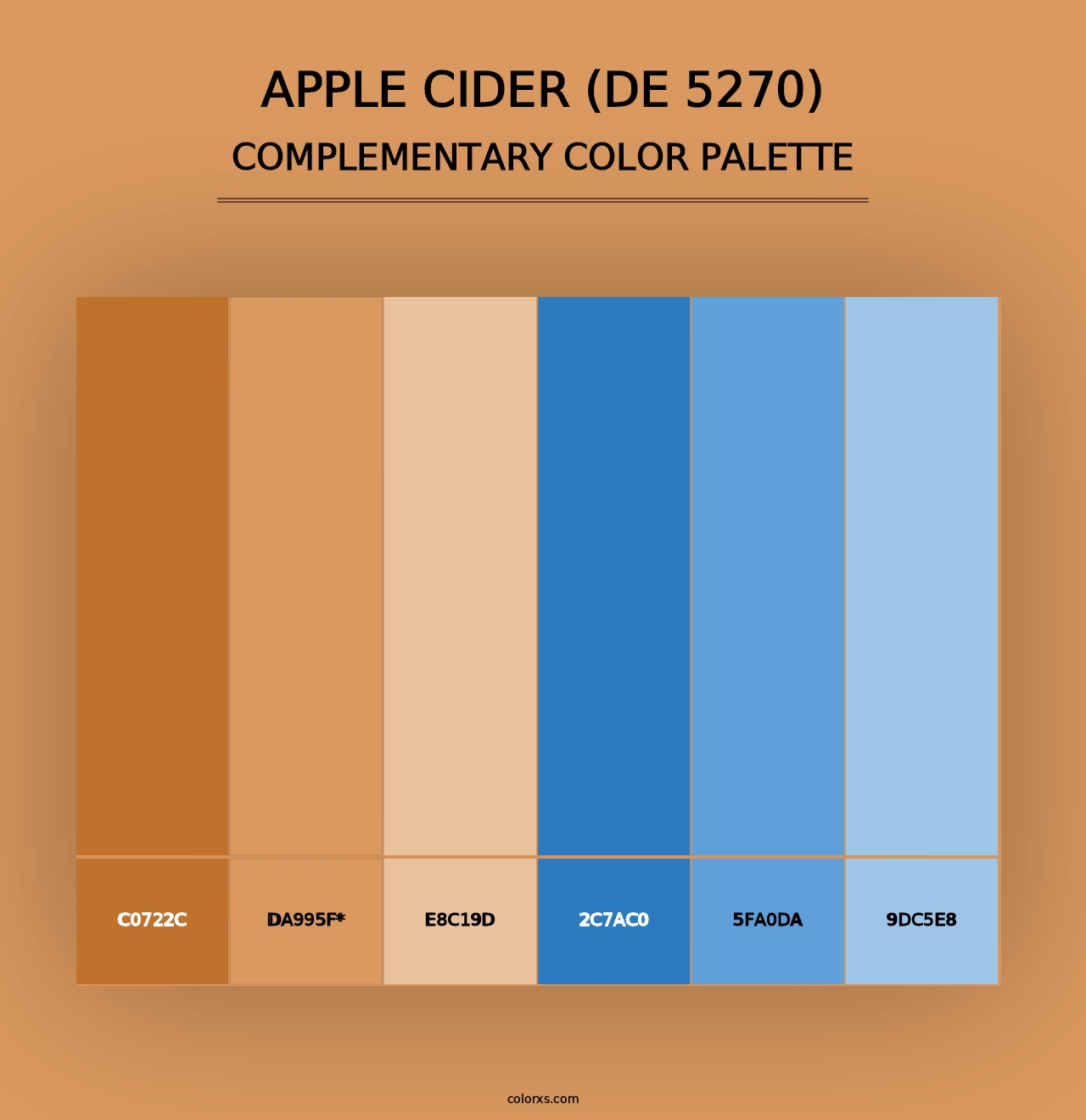 Apple Cider (DE 5270) - Complementary Color Palette